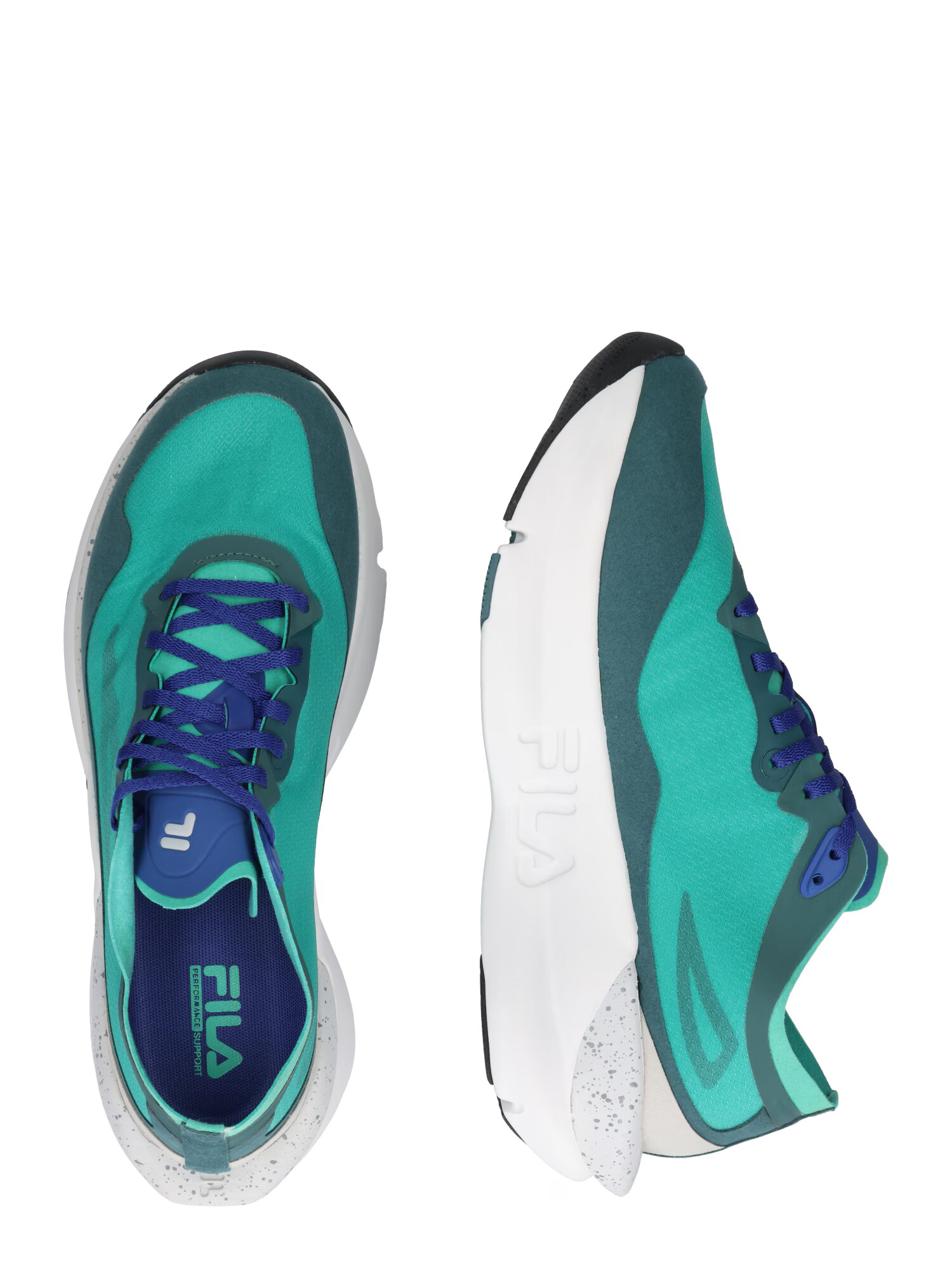 FILA Sneaker low 'SHOCKET' turcoaz / verde petrol / albastru violet - Pled.ro