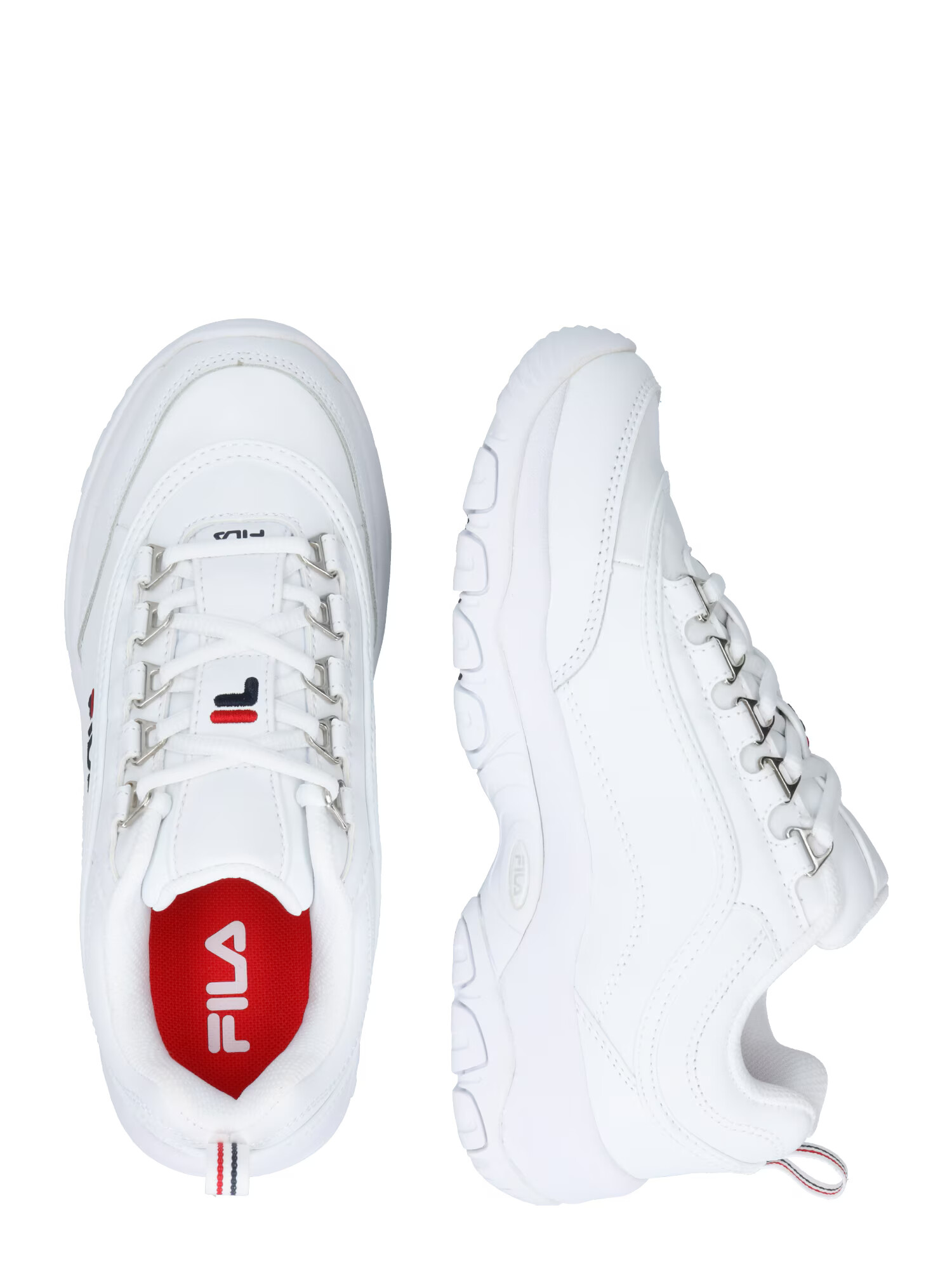 FILA Sneaker low 'Strada' bleumarin / roși aprins / alb - Pled.ro