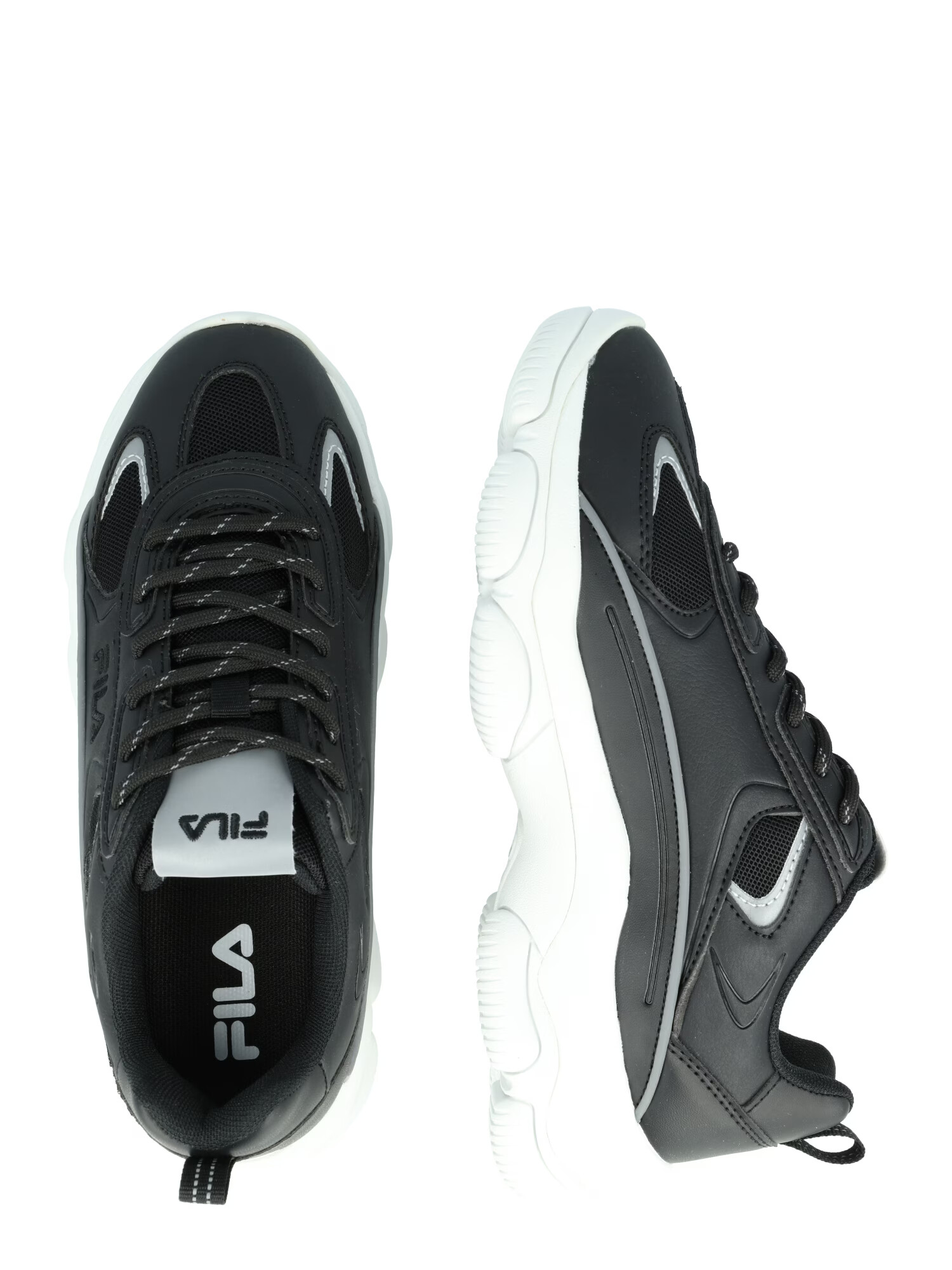 FILA Sneaker low 'STRADA LUCID' gri deschis / negru / argintiu - Pled.ro