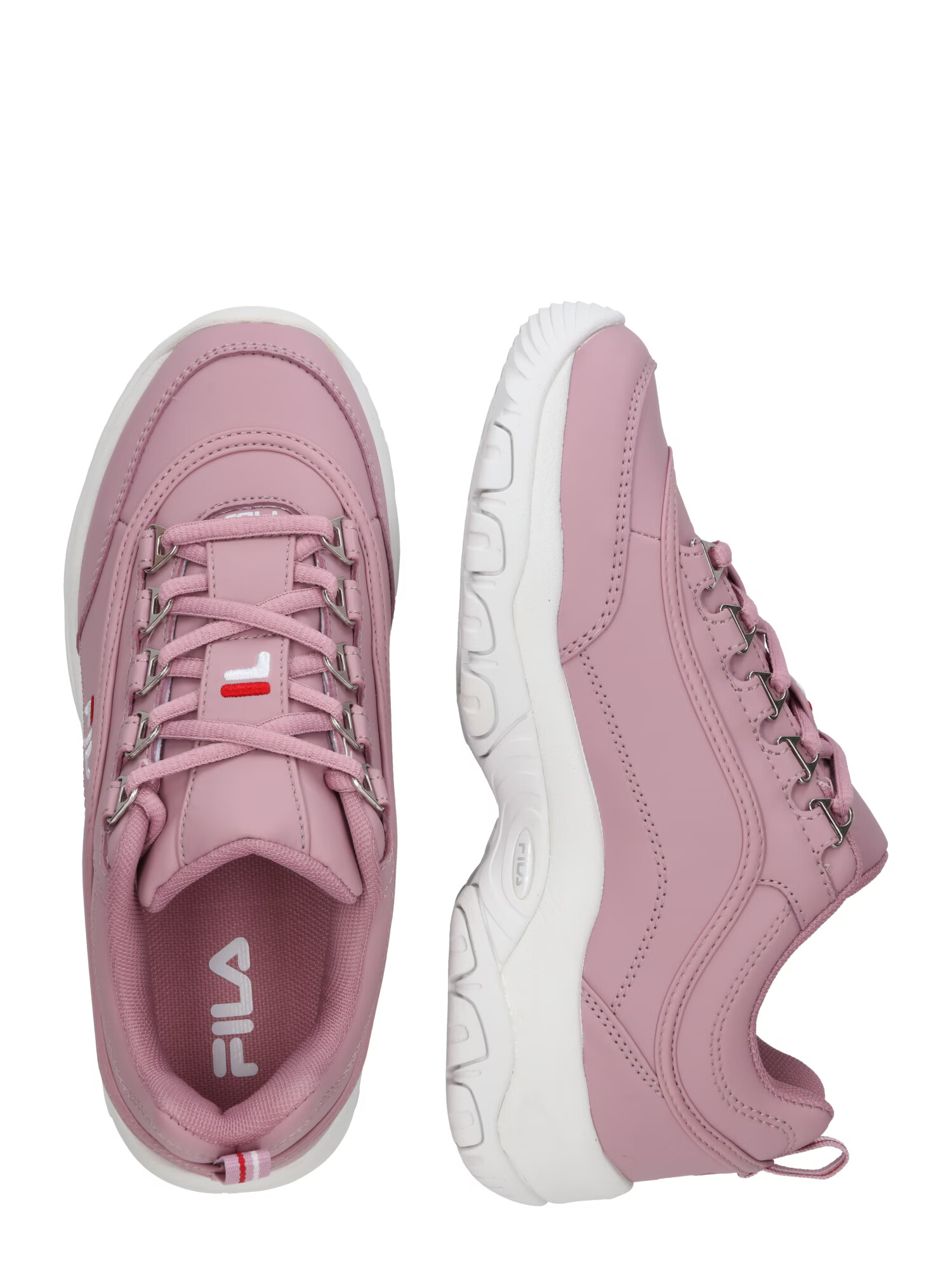 FILA Sneaker low 'Strada' mauve / roșu / alb - Pled.ro