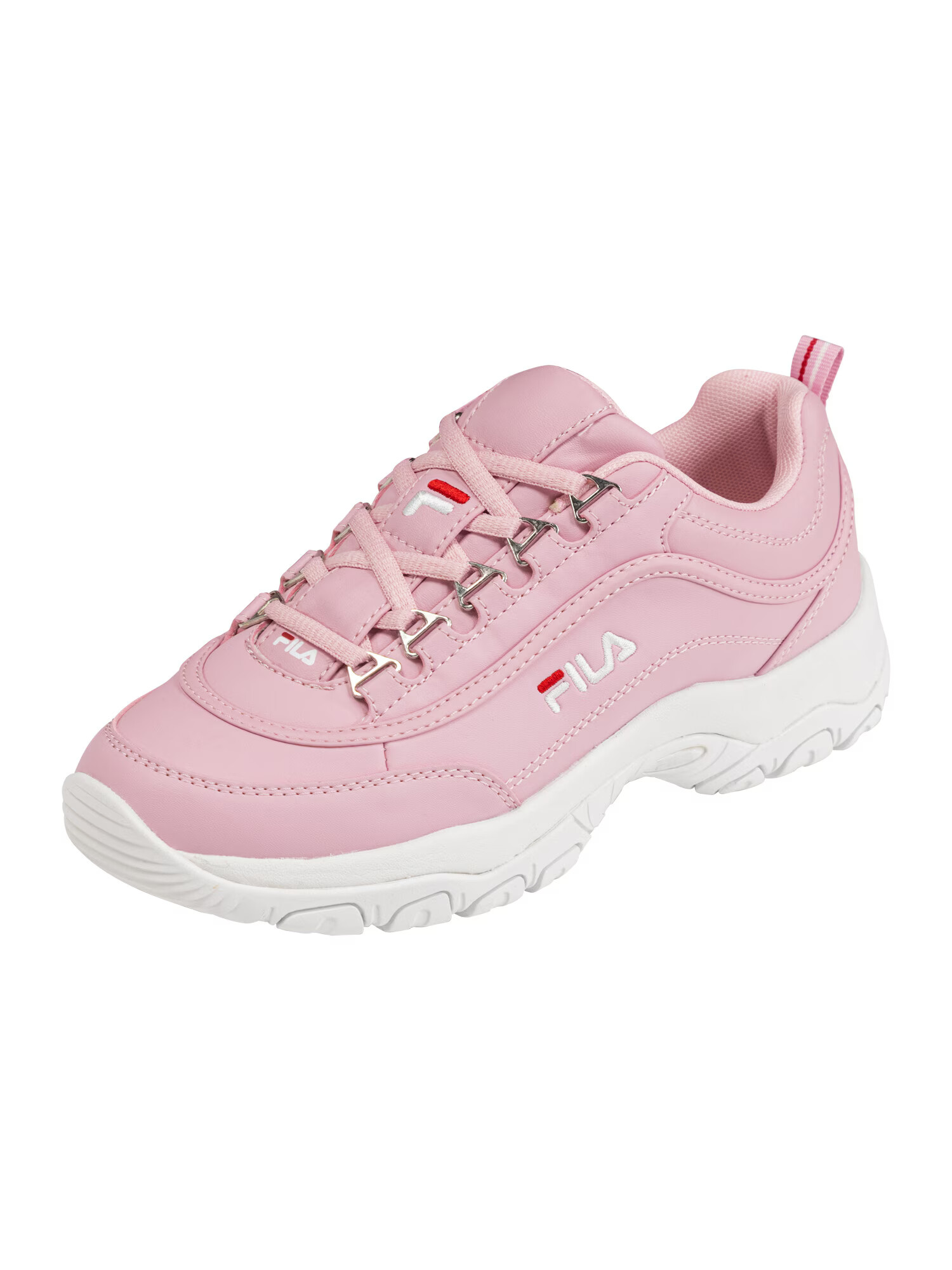 FILA Sneaker low 'Strada' roz / roșu / alb - Pled.ro