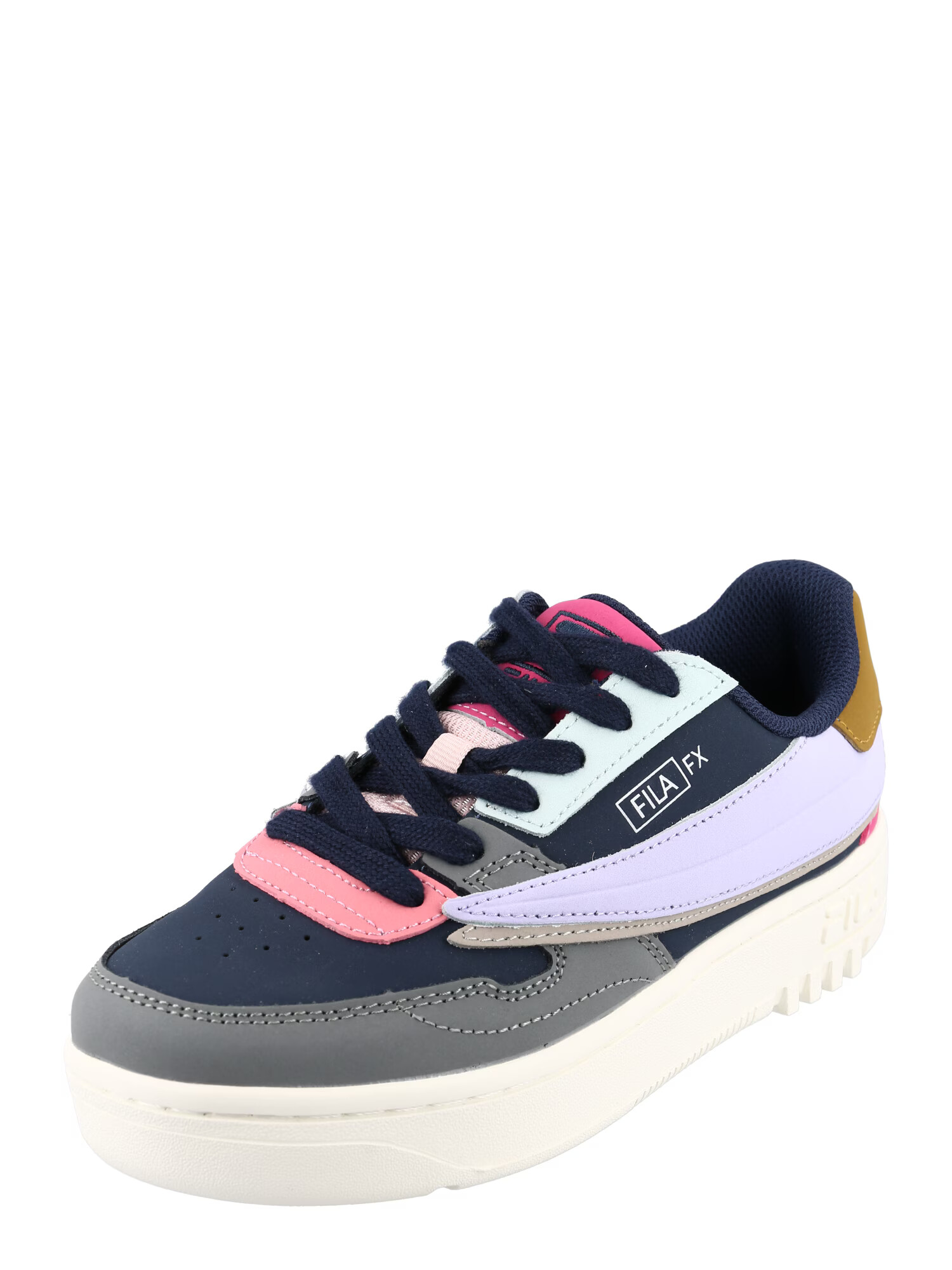 FILA Sneaker low 'Ventuno' bleumarin / oliv / mov pastel / roz - Pled.ro