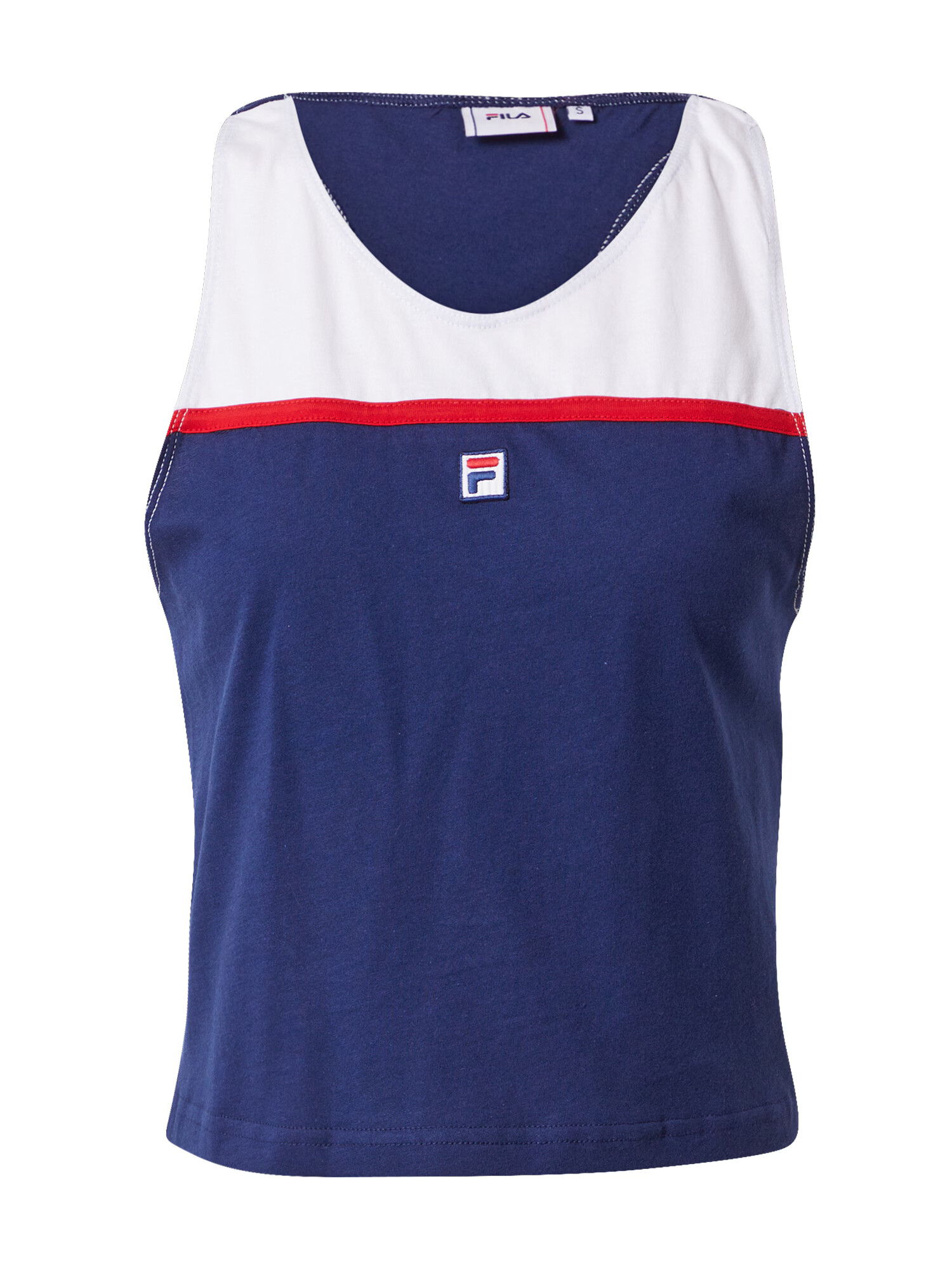 FILA Top 'Baabe' albastru marin / roșu / alb - Pled.ro