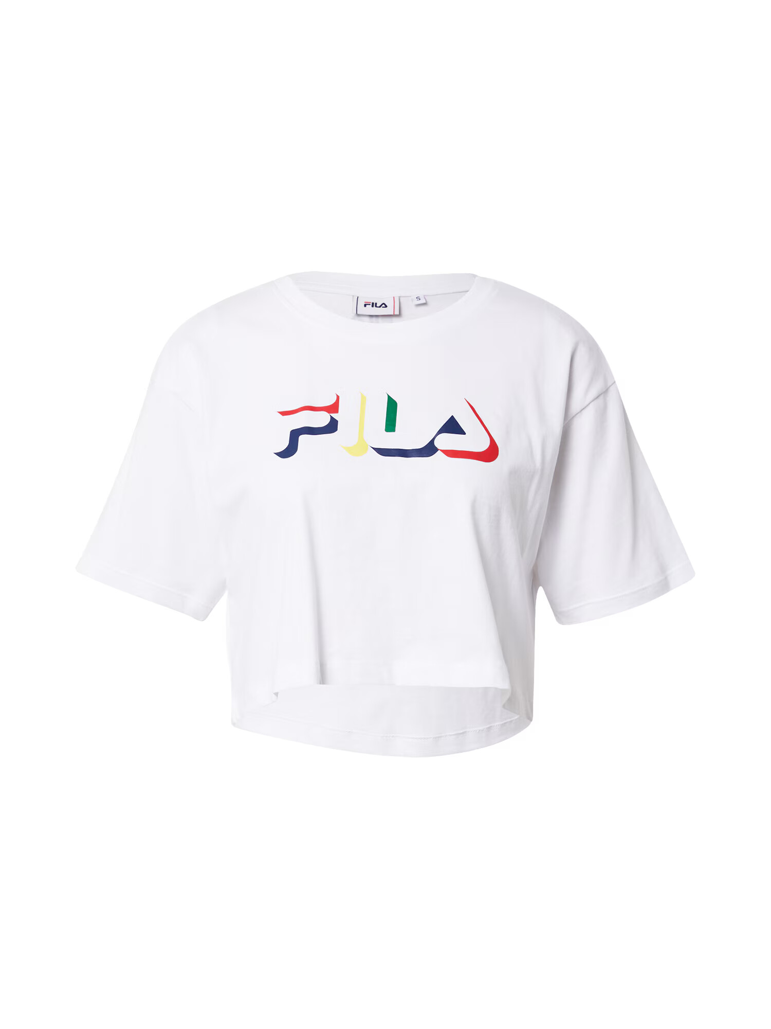 FILA Tricou albastru / galben / roșu / alb - Pled.ro