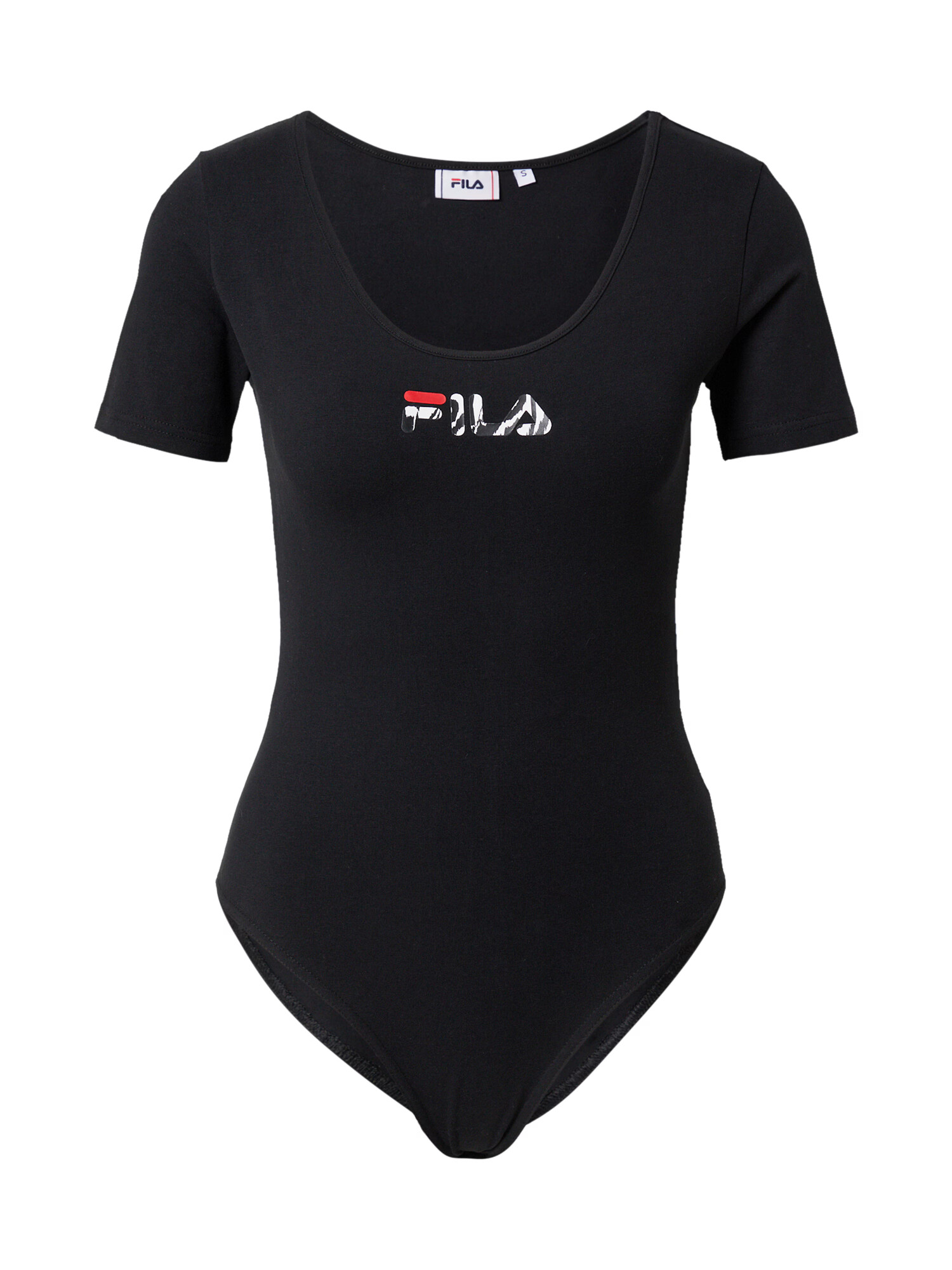 FILA Tricou body 'BELOVAR' gri / roșu / negru / alb - Pled.ro