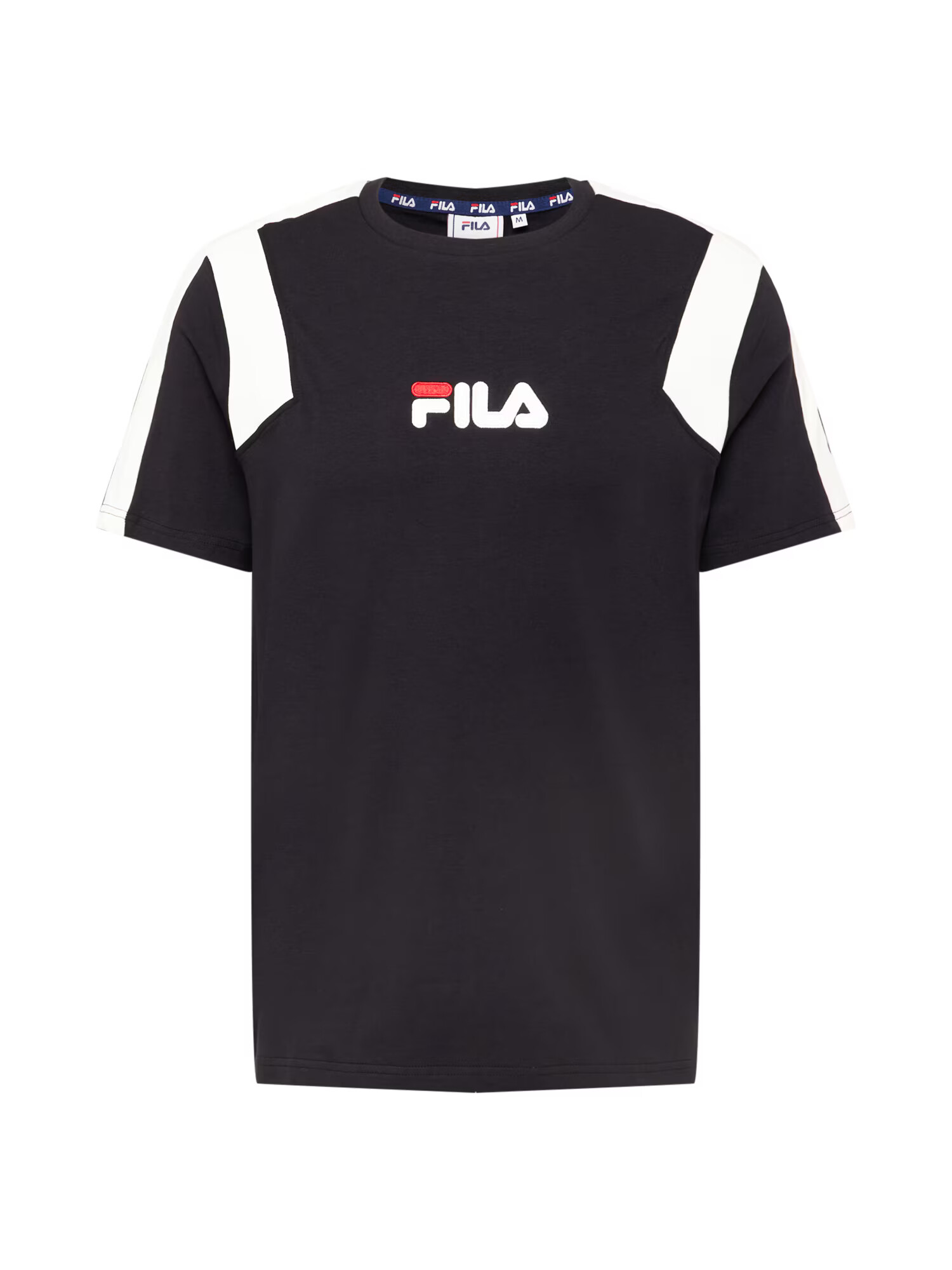 FILA Tricou 'BORMIO' albastru noapte / roșu / alb - Pled.ro