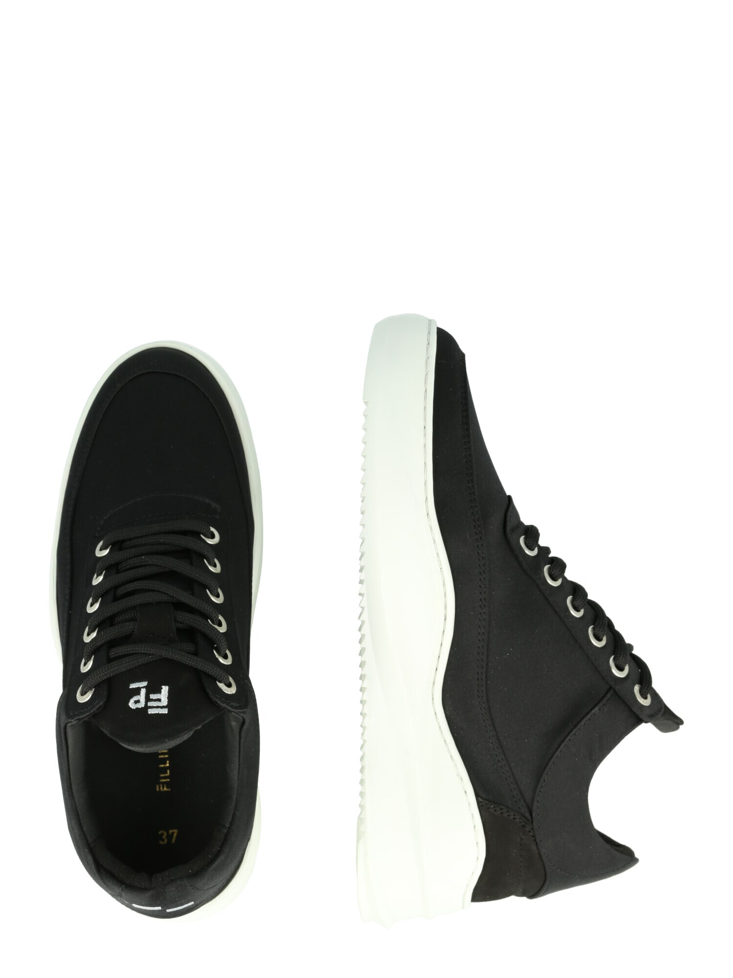 Filling Pieces Sneaker low 'Eva' negru / alb - Pled.ro