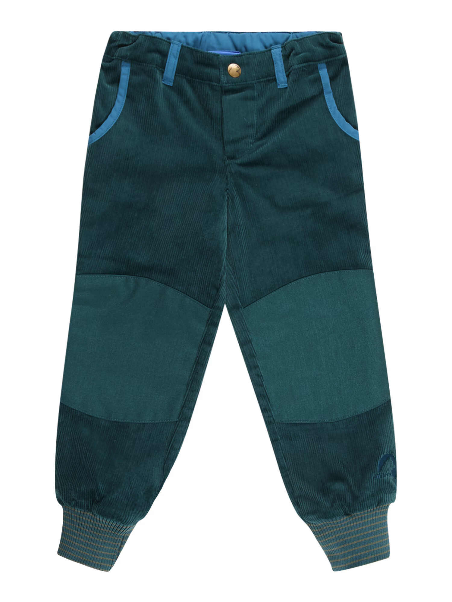 FINKID Pantaloni 'KISULI' albastru deschis / verde petrol - Pled.ro