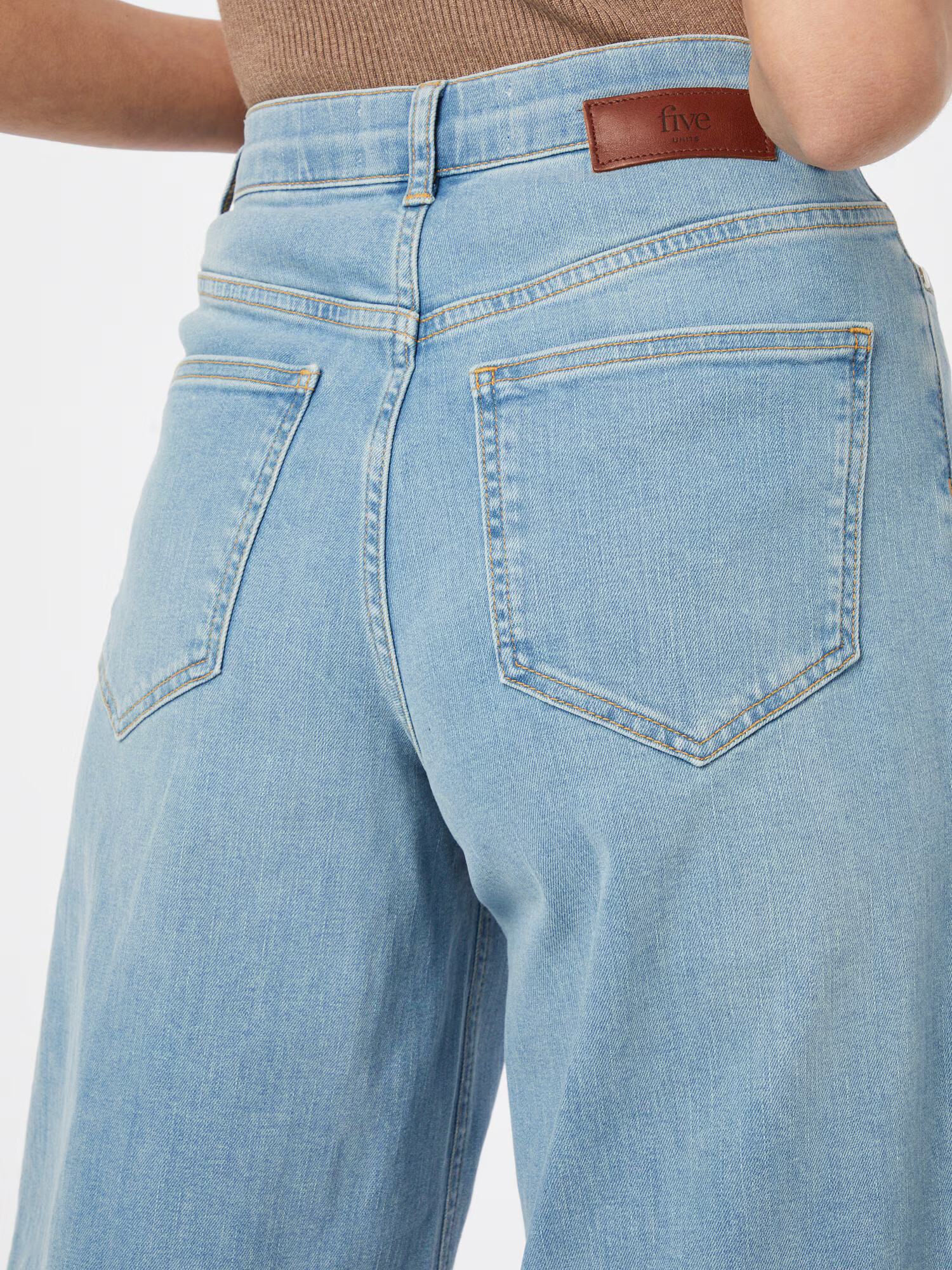 FIVEUNITS Jeans 'Abby Crop' albastru denim - Pled.ro