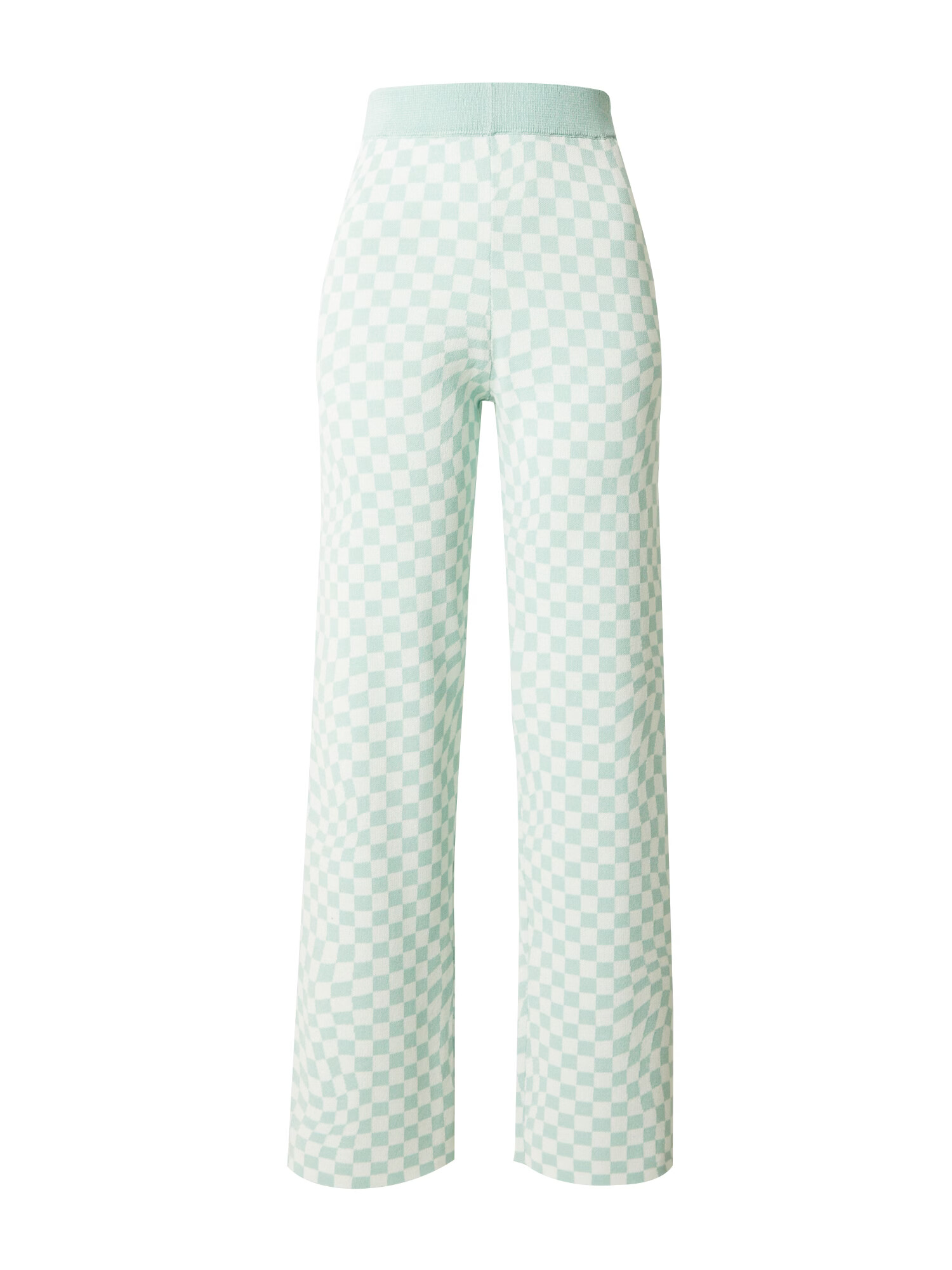 florence by mills exclusive for ABOUT YOU Pantaloni 'Copal' verde pastel / alb - Pled.ro