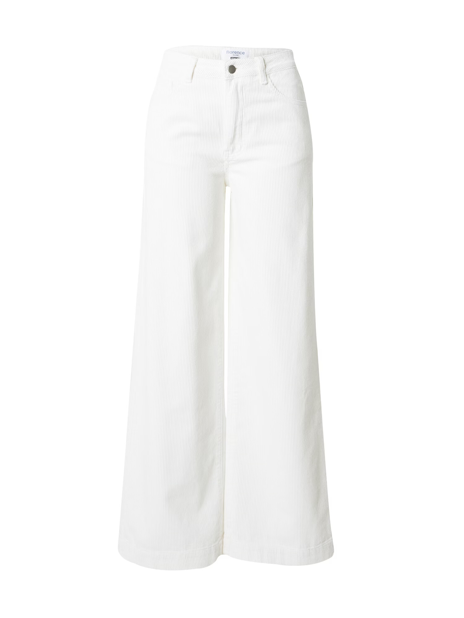 florence by mills exclusive for ABOUT YOU Pantaloni 'Poinsettia' alb - Pled.ro