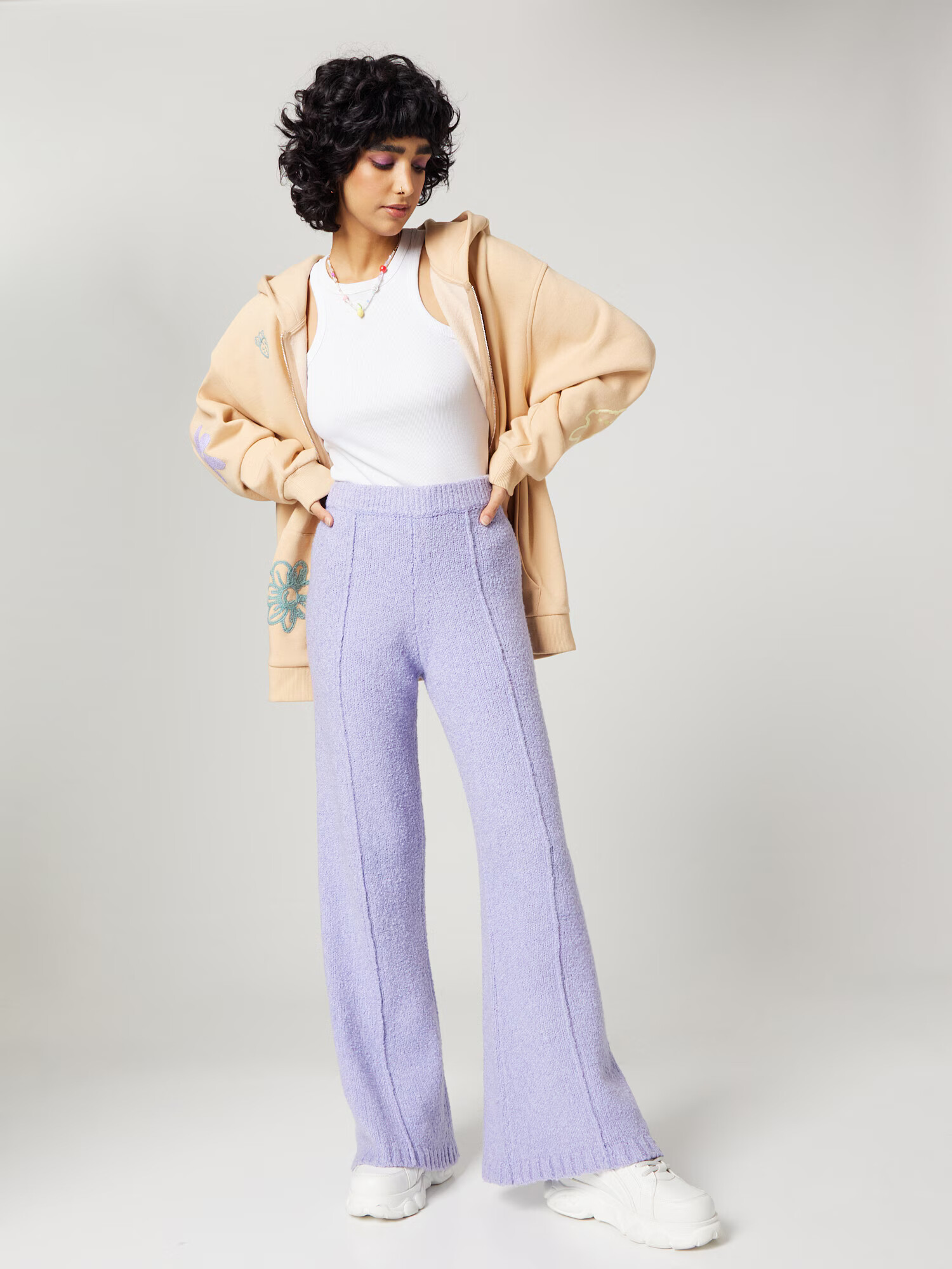 florence by mills exclusive for ABOUT YOU Pantaloni 'Robin' lila - Pled.ro