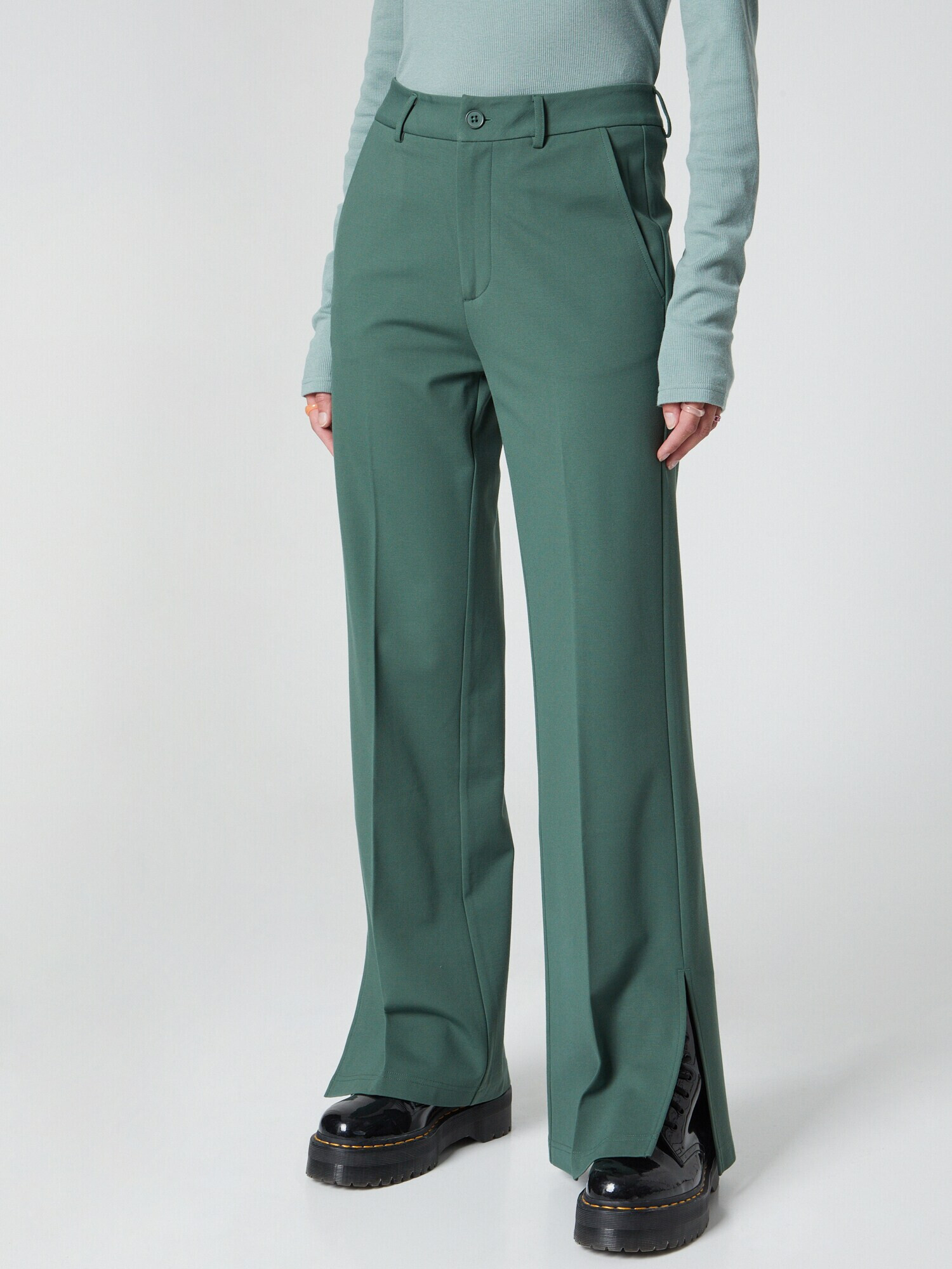 florence by mills exclusive for ABOUT YOU Pantaloni 'Tela' verde - Pled.ro