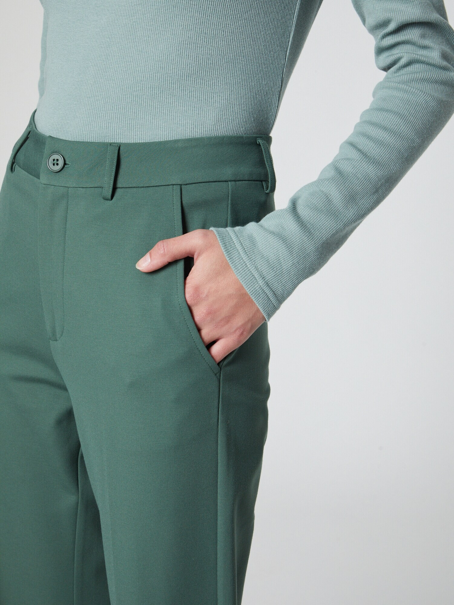 florence by mills exclusive for ABOUT YOU Pantaloni 'Tela' verde - Pled.ro