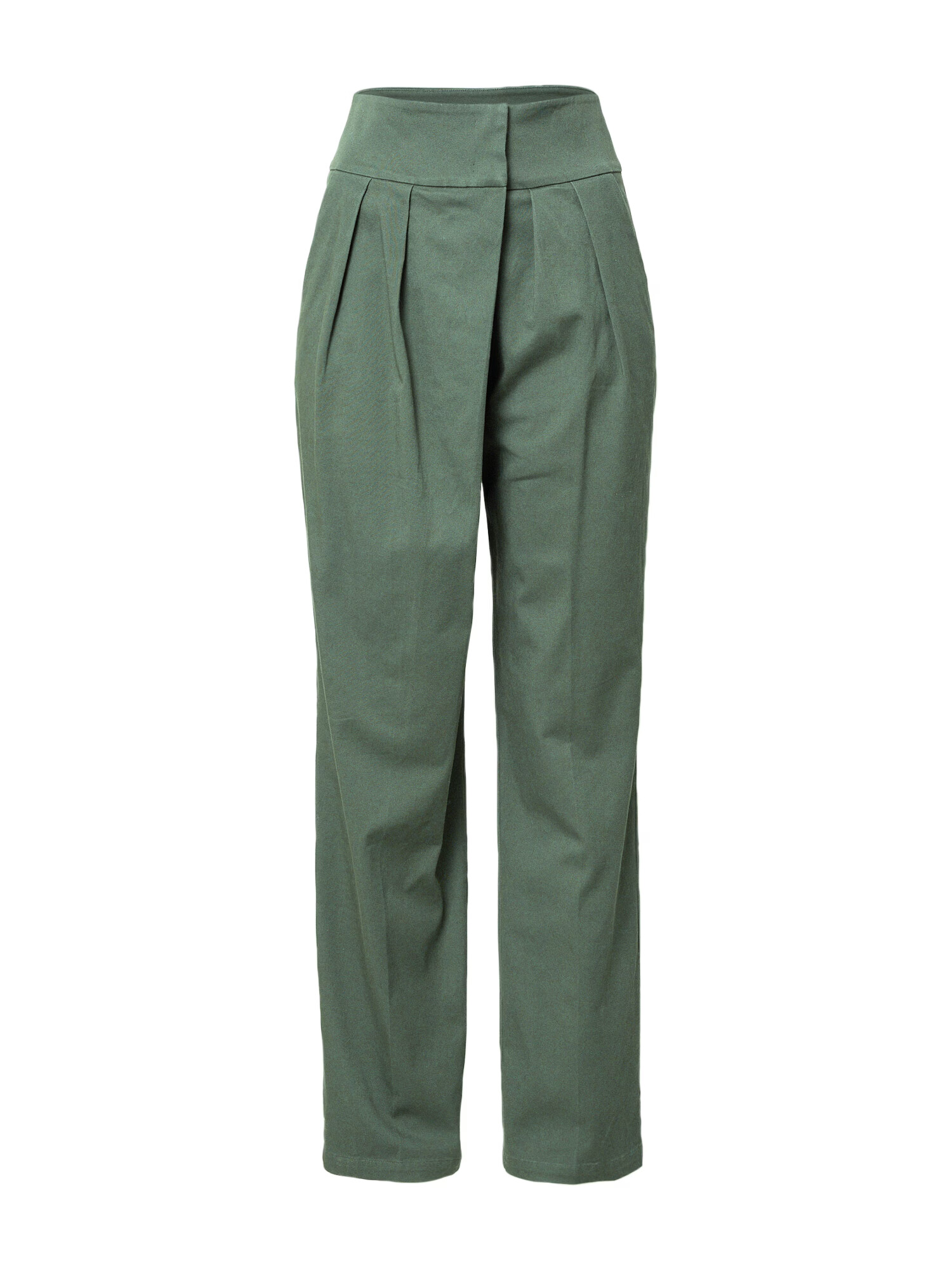 florence by mills exclusive for ABOUT YOU Pantaloni 'Viola' verde închis - Pled.ro