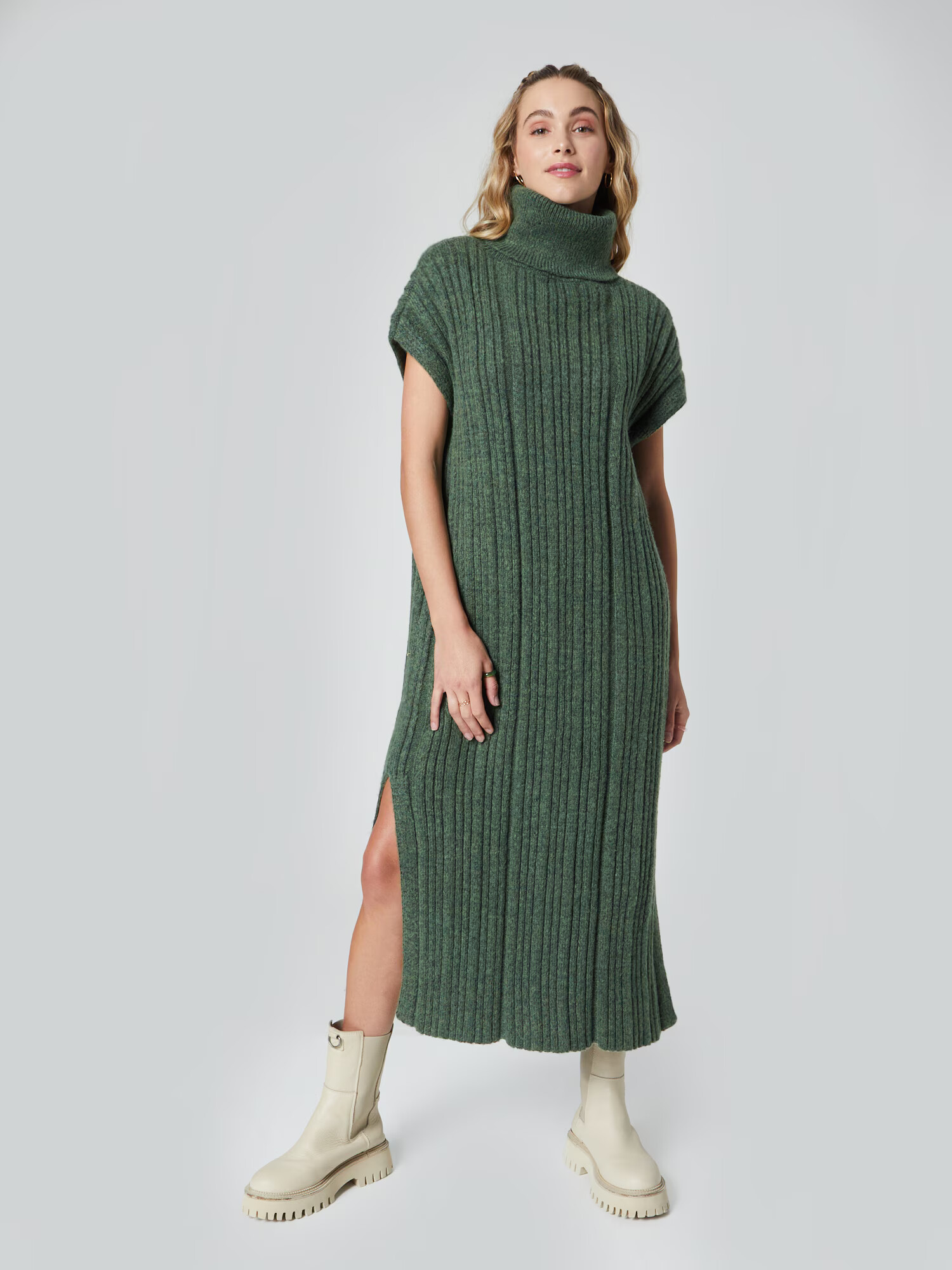 florence by mills exclusive for ABOUT YOU Rochie 'Nova' verde - Pled.ro