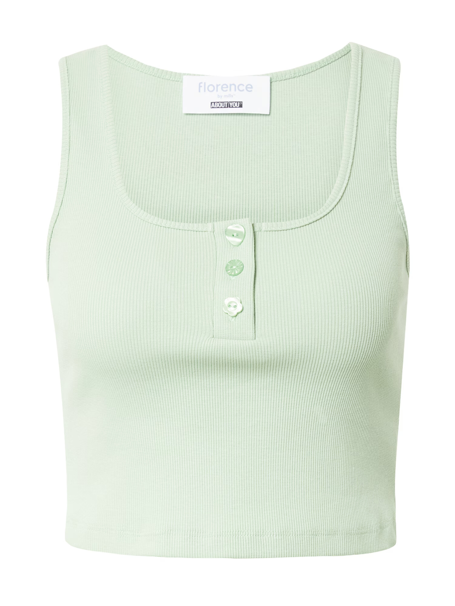 florence by mills exclusive for ABOUT YOU Top 'Pretty Poems' verde deschis - Pled.ro