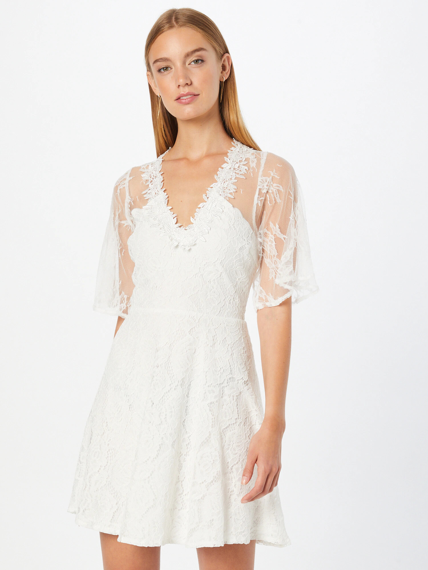 Forever Unique Rochie de cocktail alb - Pled.ro