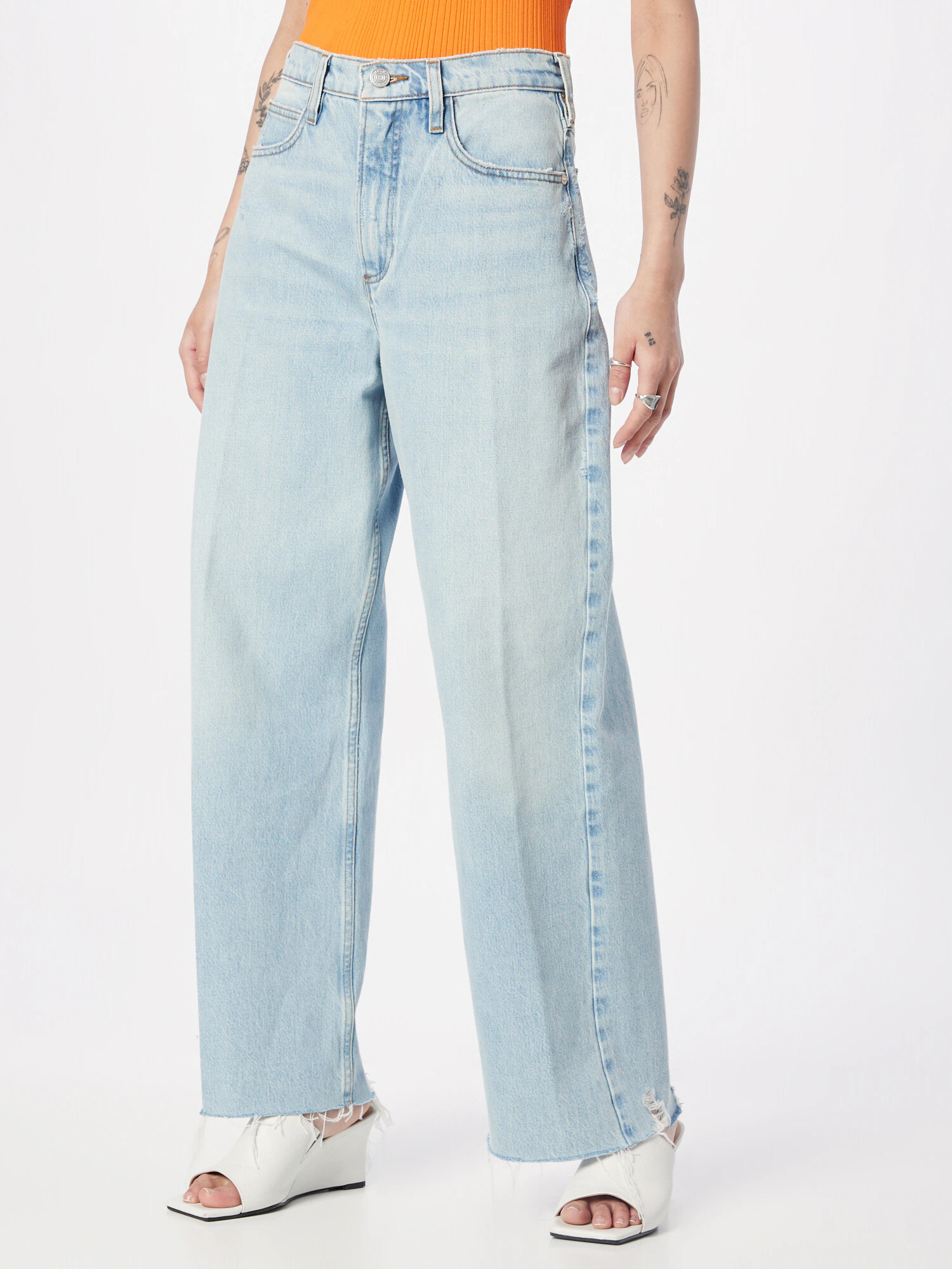 FRAME Jeans albastru deschis - Pled.ro