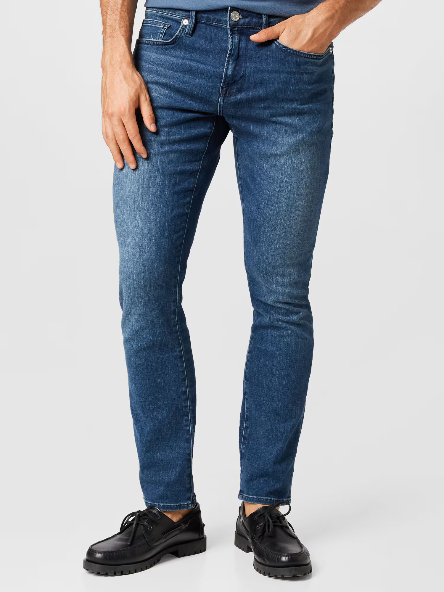 FRAME Jeans 'L’HOMME' albastru denim - Pled.ro