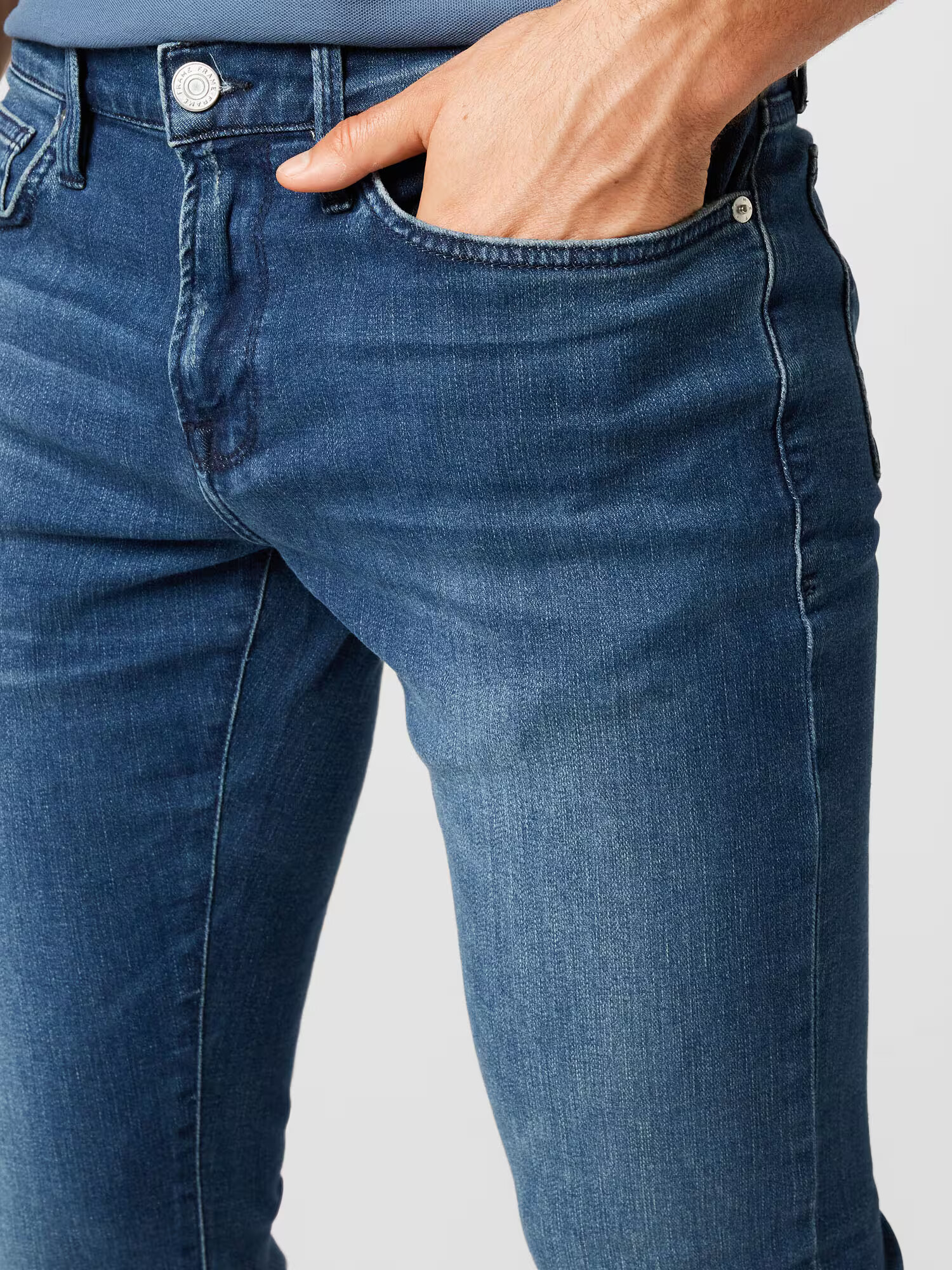 FRAME Jeans 'L’HOMME' albastru denim - Pled.ro