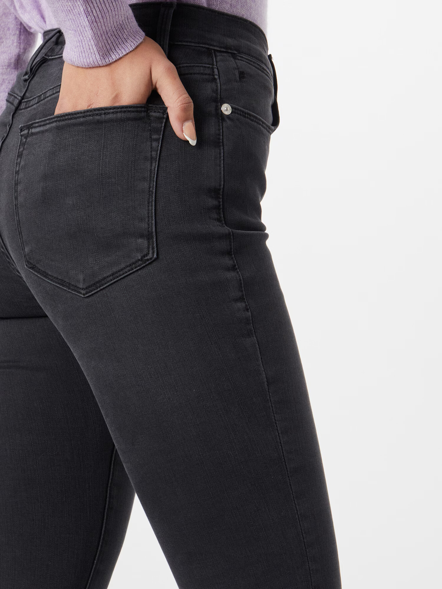 FRAME Jeans negru denim - Pled.ro