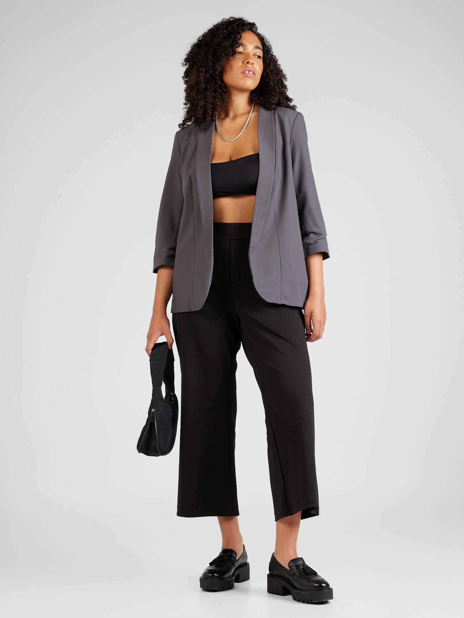 Fransa Curve Pantaloni eleganți 'BLAZER' negru - Pled.ro