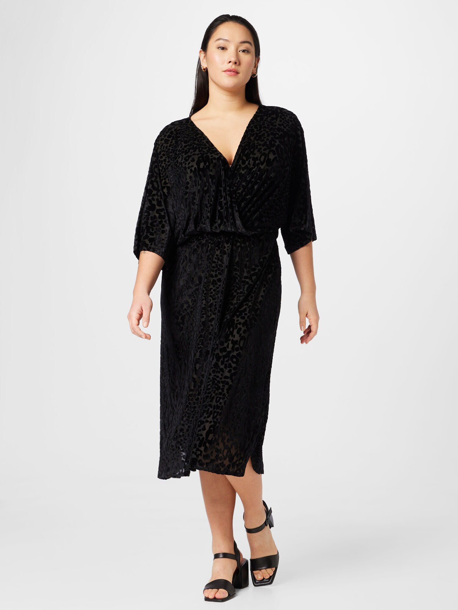 Fransa Curve Rochie 'Candy' negru - Pled.ro