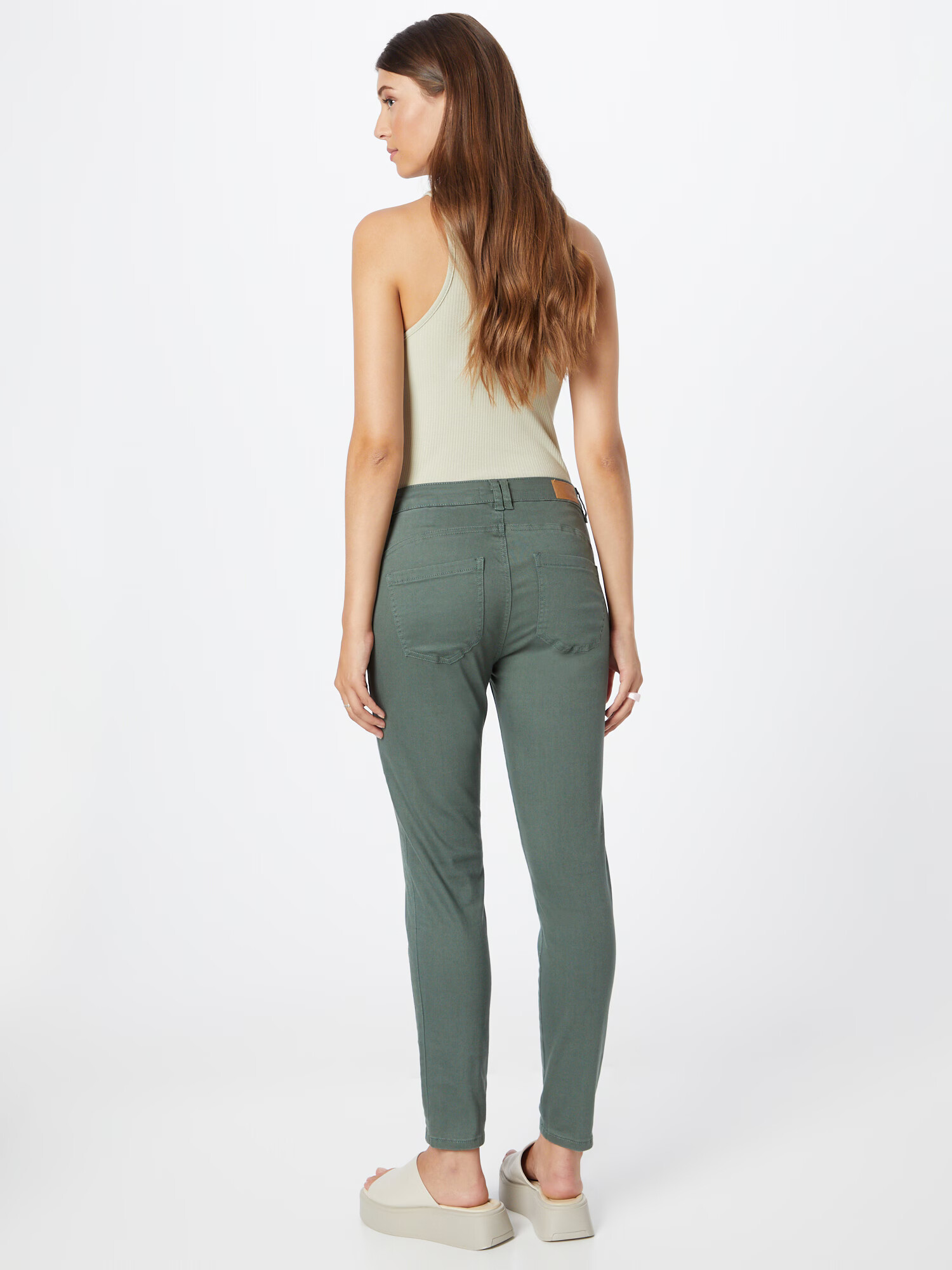 Fransa Pantaloni verde petrol - Pled.ro