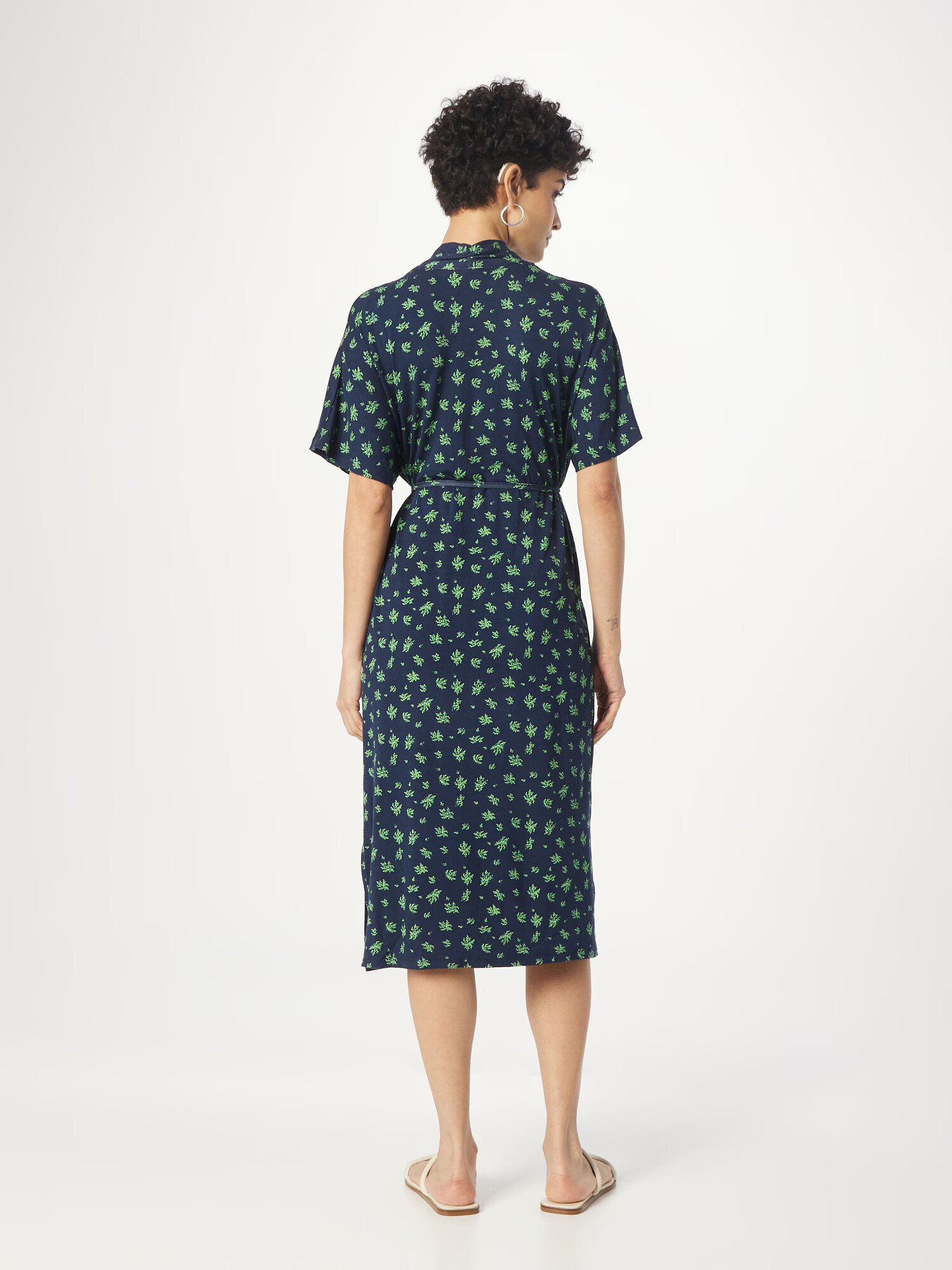 Fransa Rochie 'FEDOT' bleumarin / verde deschis - Pled.ro