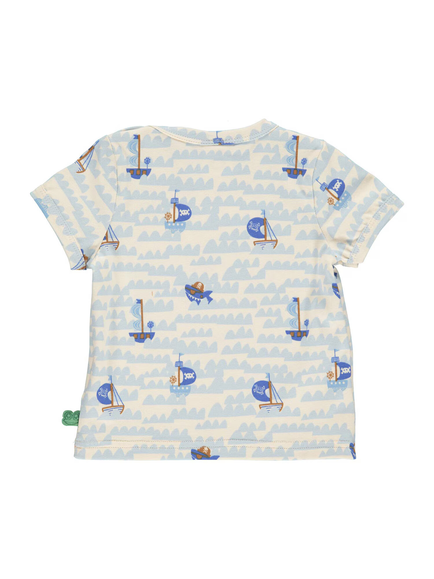 Fred's World by GREEN COTTON Tricou bej deschis / bleumarin / albastru deschis / maro - Pled.ro