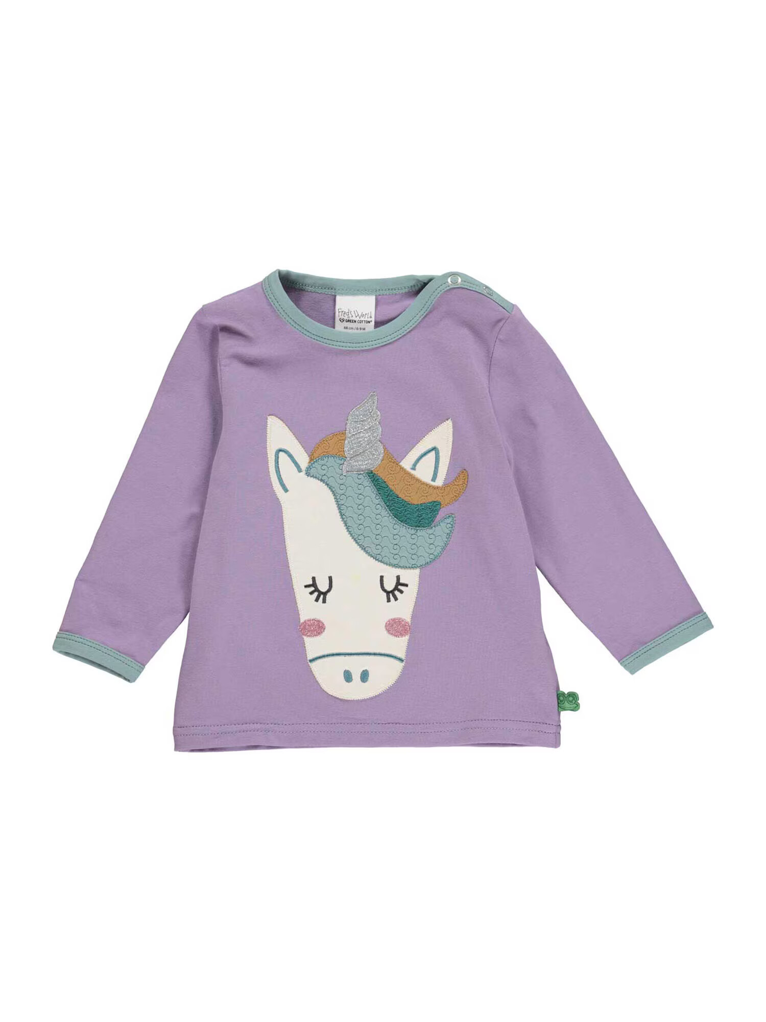 Fred's World by GREEN COTTON Tricou 'Hello Unicorn' mov liliachiu / mai multe culori - Pled.ro