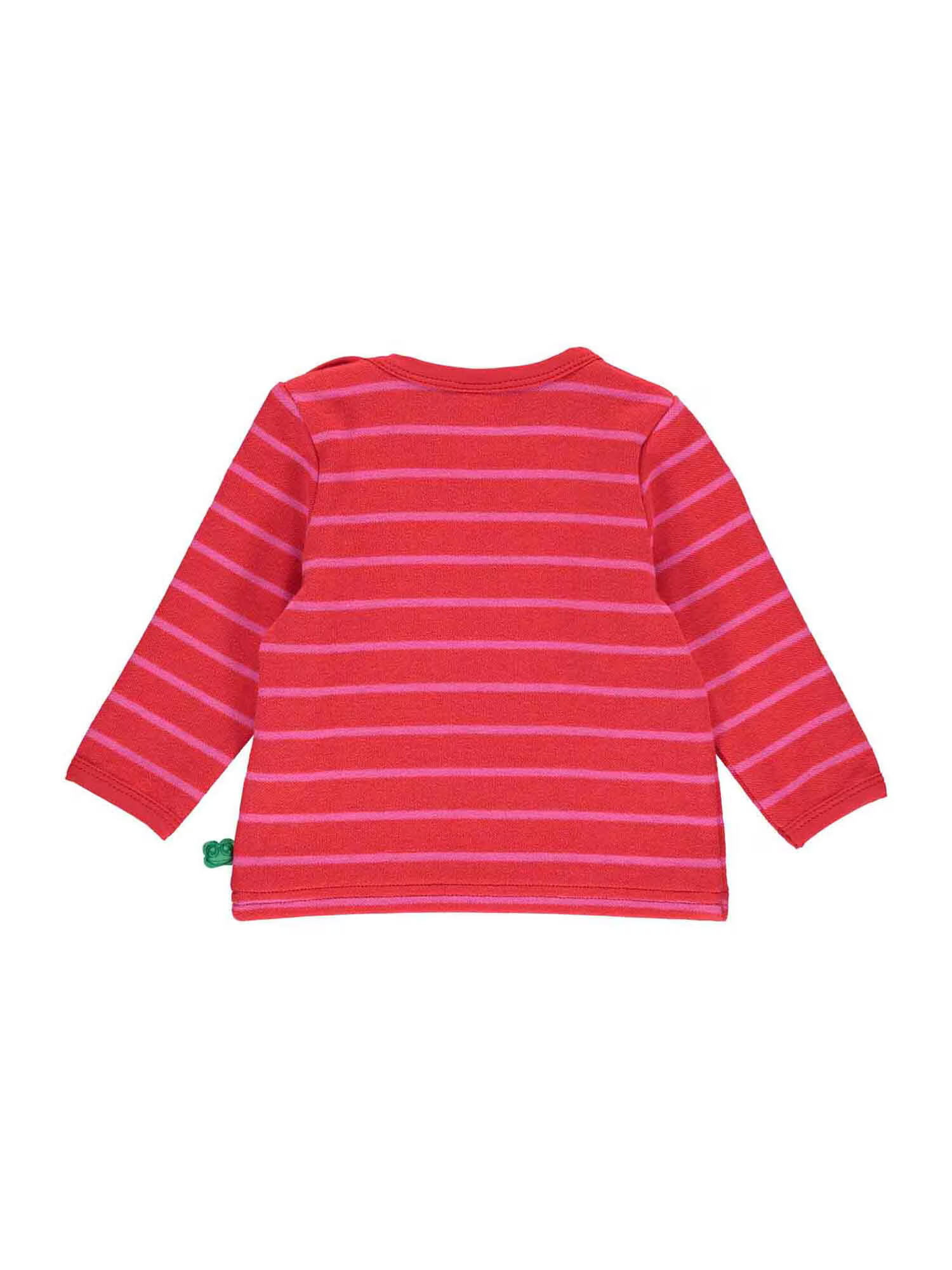 Fred's World by GREEN COTTON Tricou roz / fucsia / roșu cranberry / roșu pepene - Pled.ro