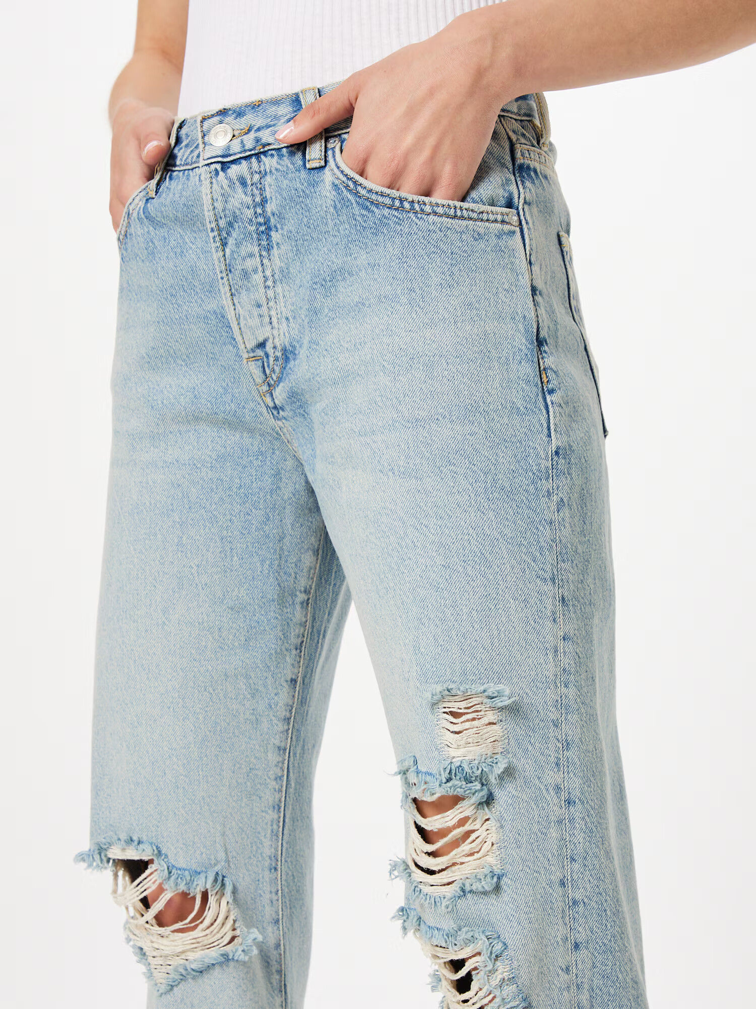 Free People Jeans 'BREN' albastru deschis - Pled.ro