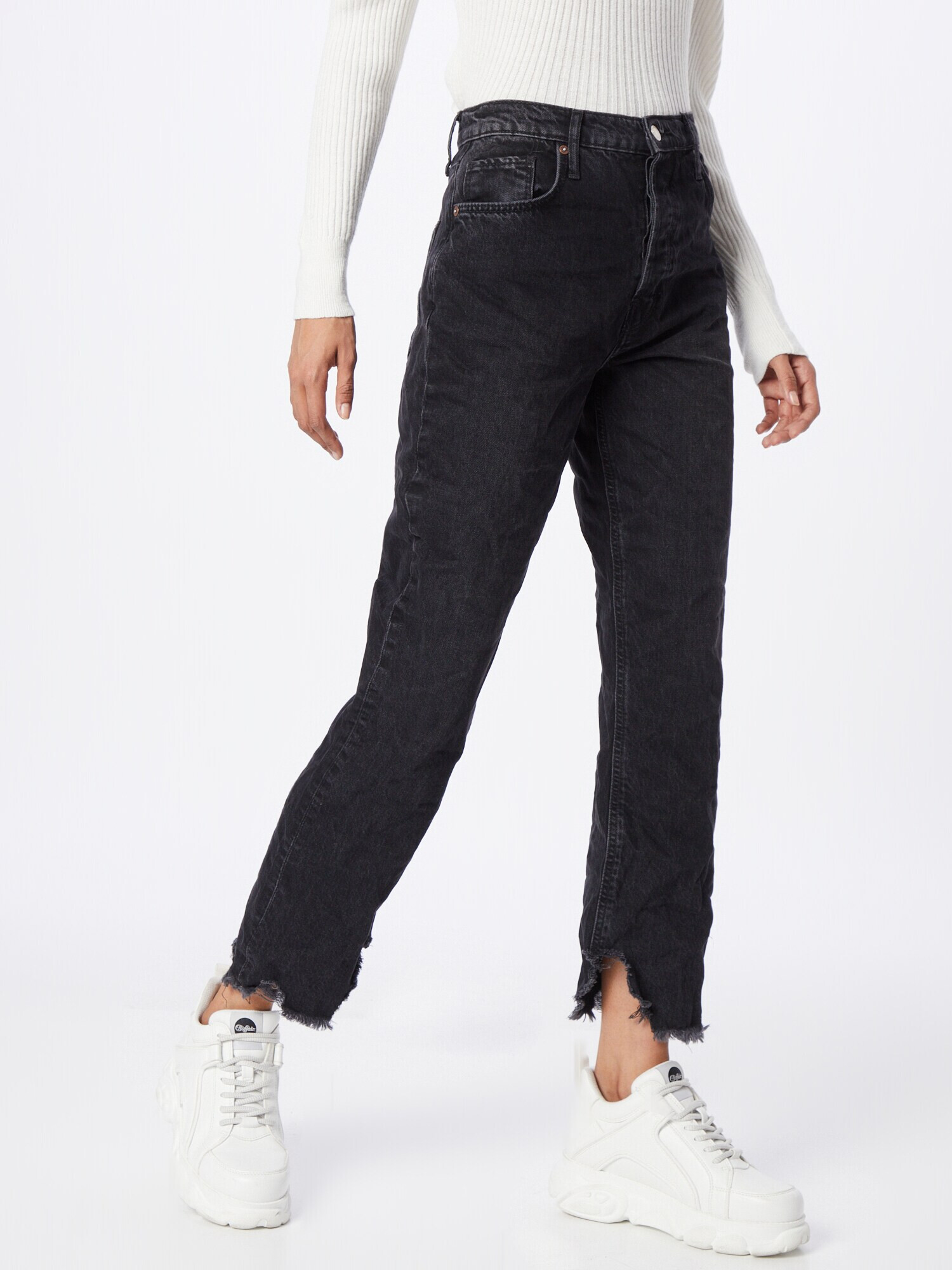 Free People Jeans negru - Pled.ro