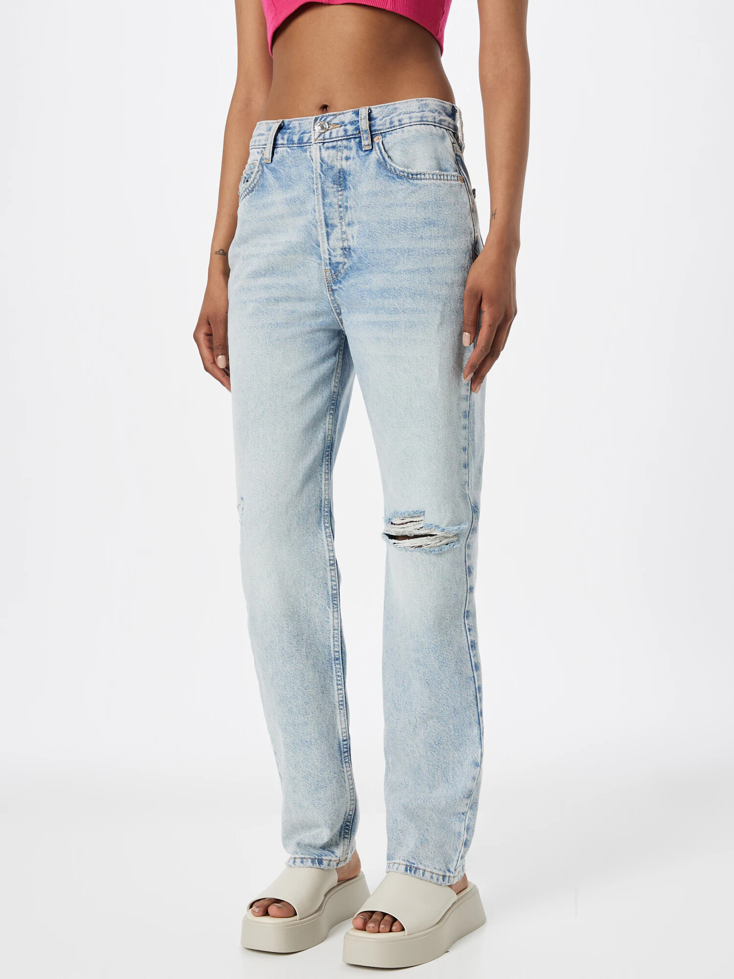 Free People Jeans 'THE LASSO' albastru denim - Pled.ro