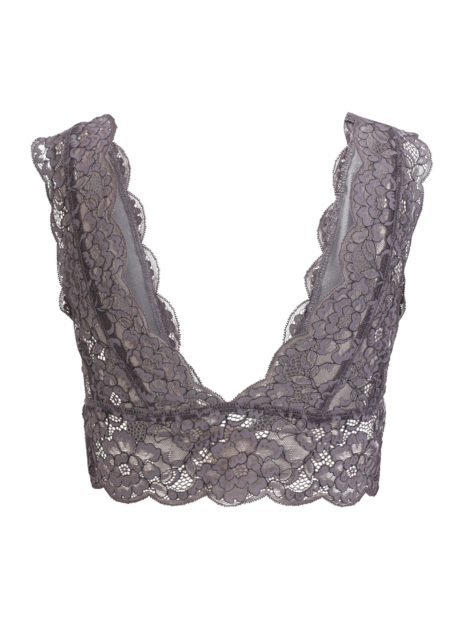 Free People Sutien 'HEARTBREAKER' gri - Pled.ro