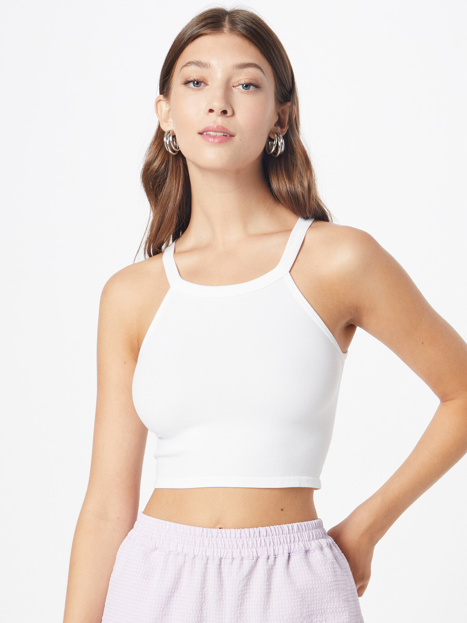 Free People Top 'BELLA' alb - Pled.ro