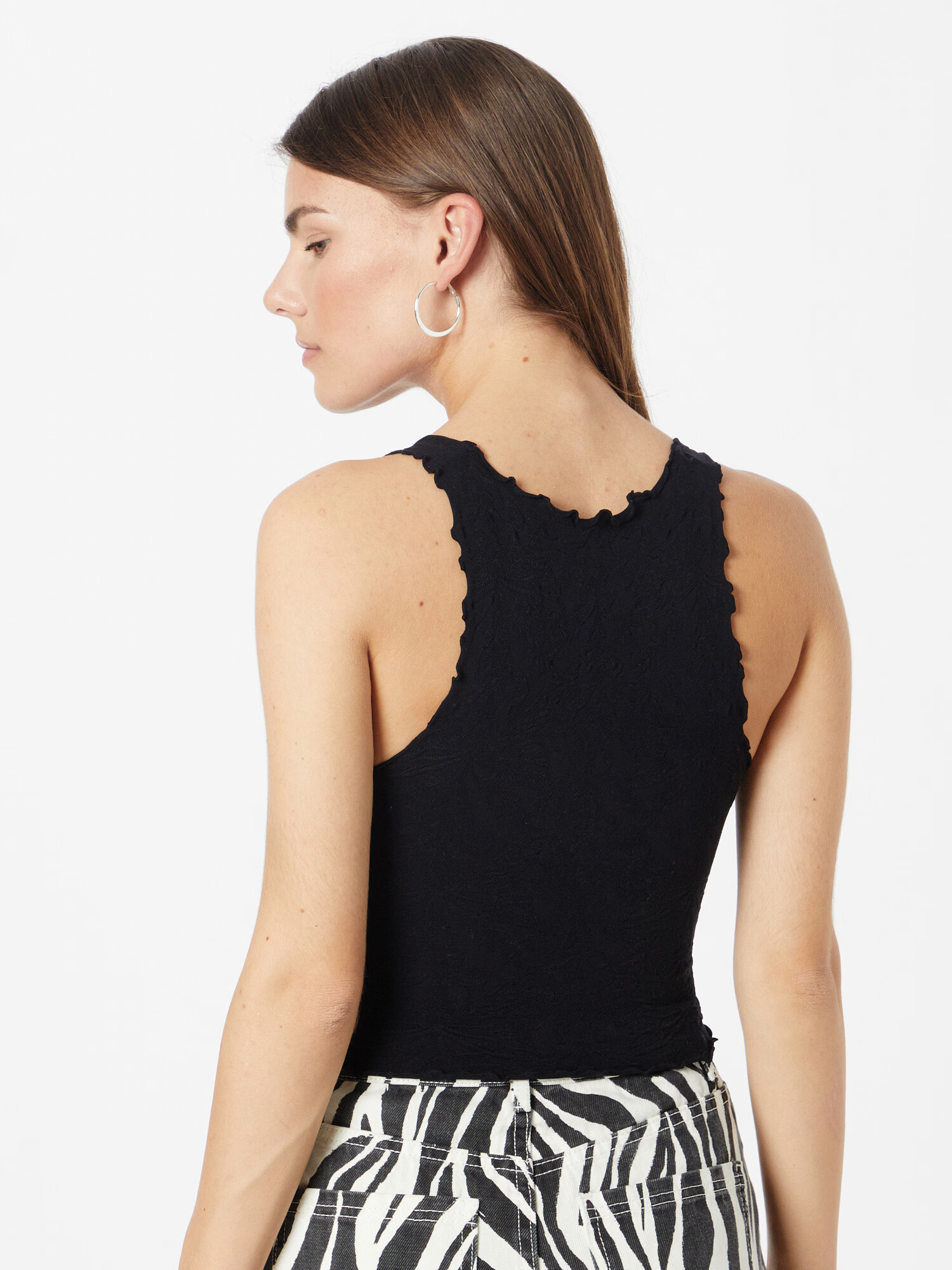 Free People Top 'HERE FOR YOU' negru - Pled.ro