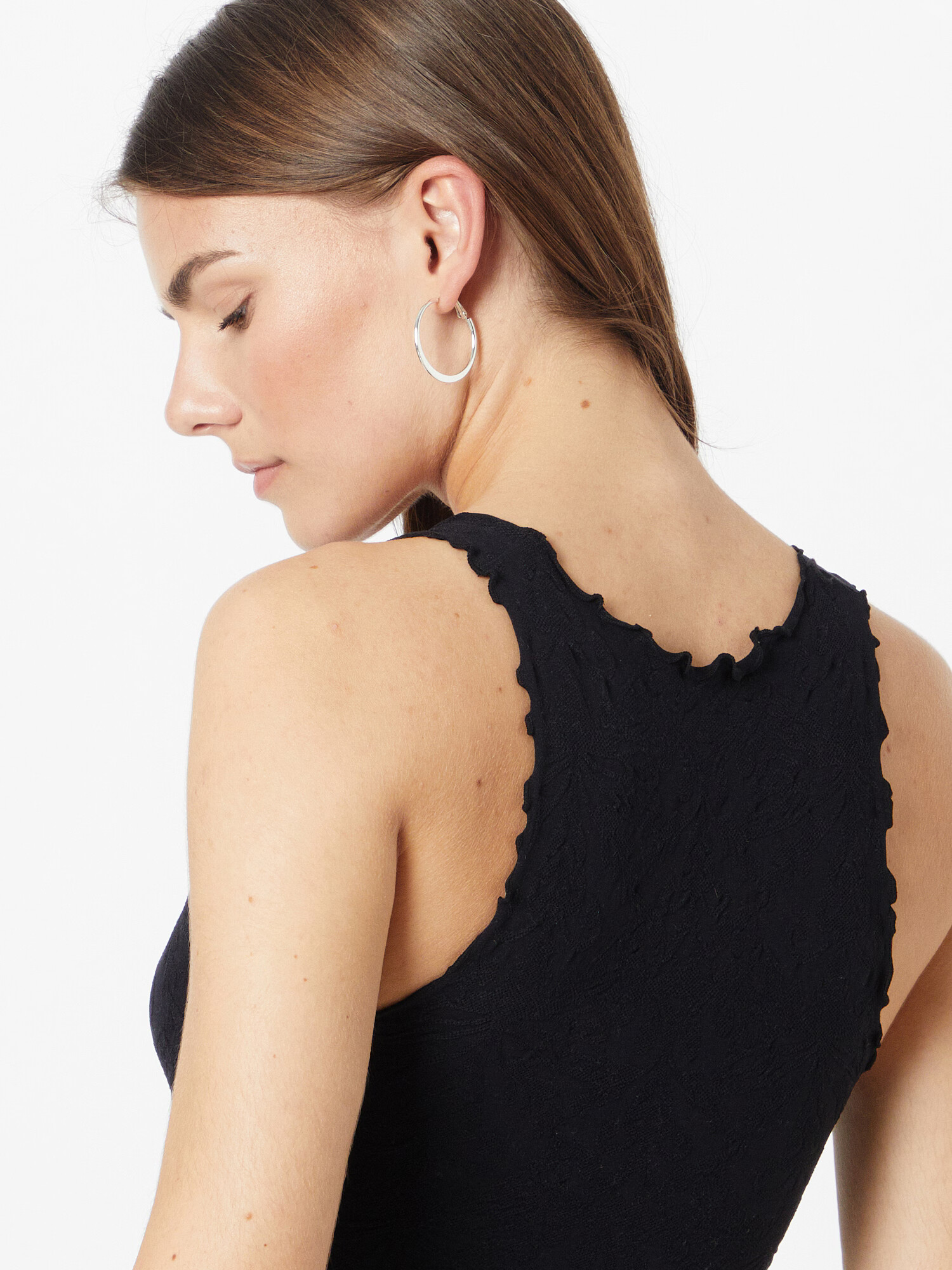 Free People Top 'HERE FOR YOU' negru - Pled.ro