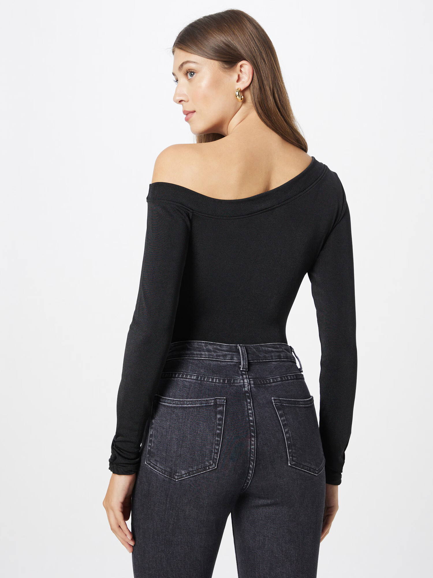 Free People Tricou body negru - Pled.ro