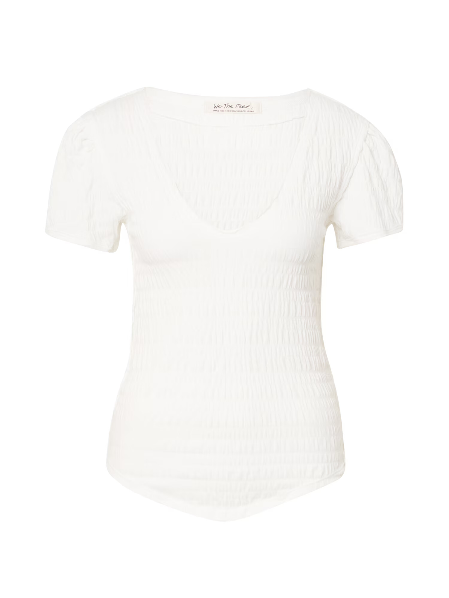 Free People Tricou 'SUGAR' alb natural - Pled.ro