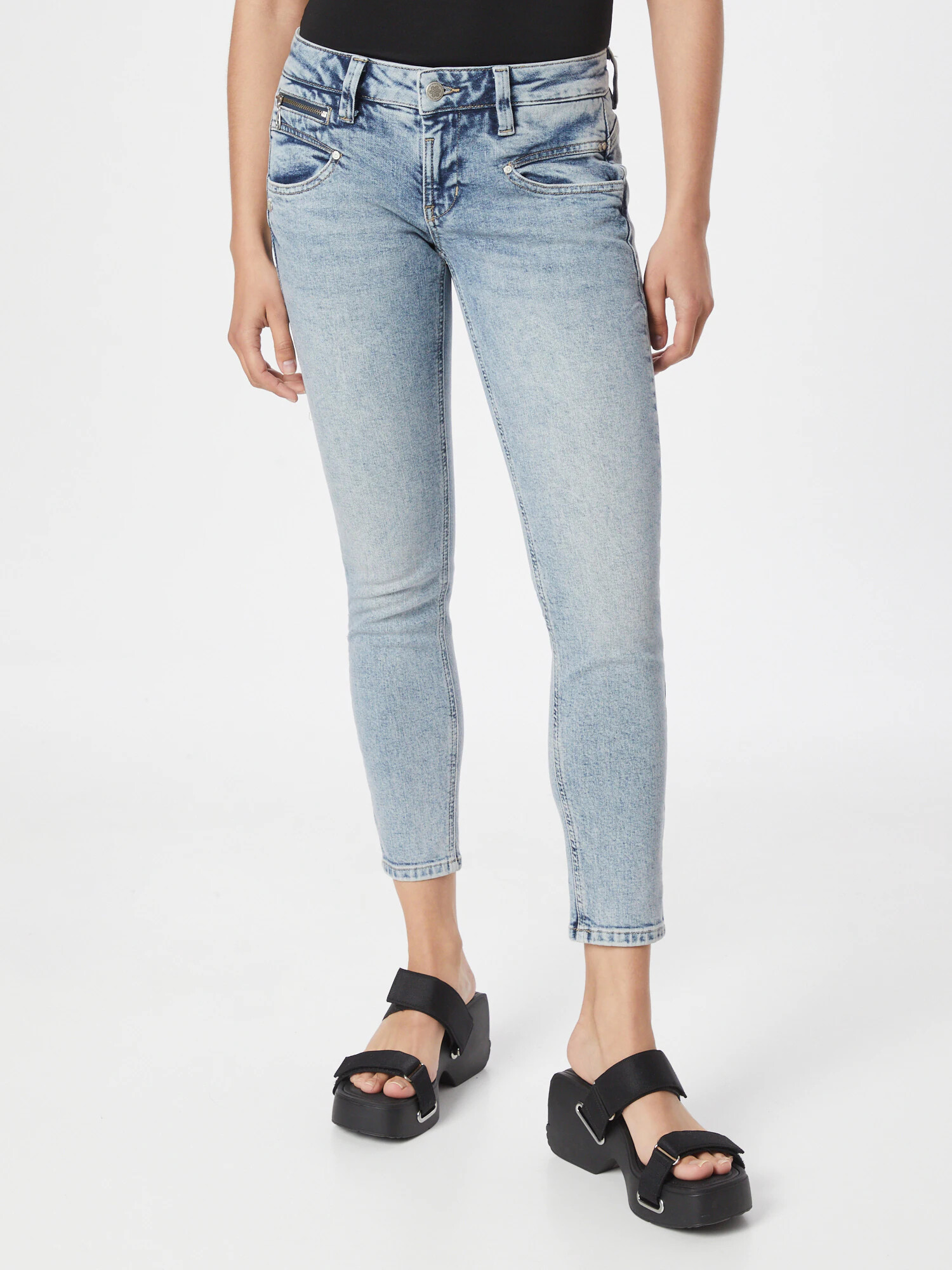 FREEMAN T. PORTER Jeans 'Alexa' albastru denim - Pled.ro