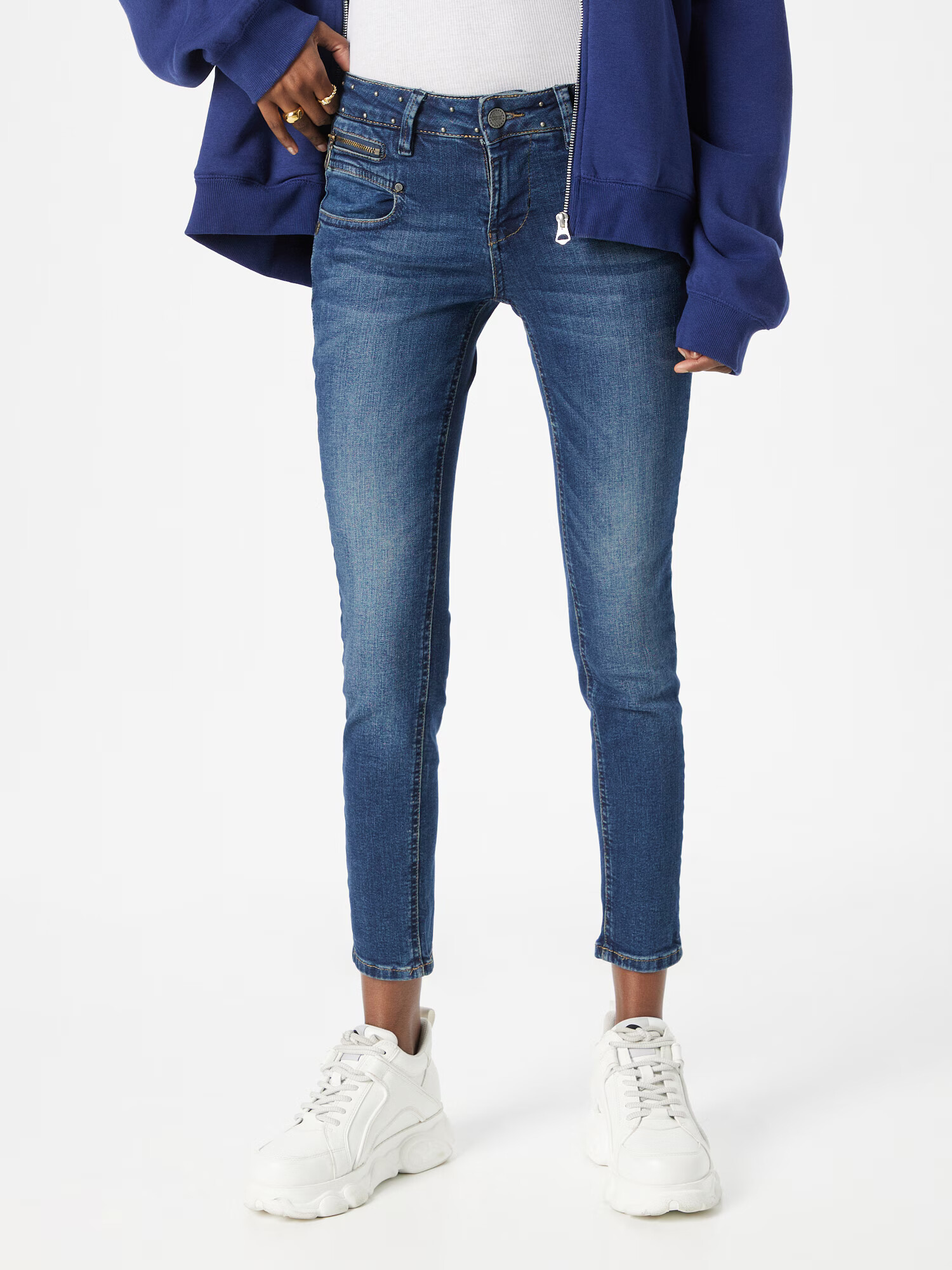 FREEMAN T. PORTER Jeans 'Alexa' albastru denim - Pled.ro