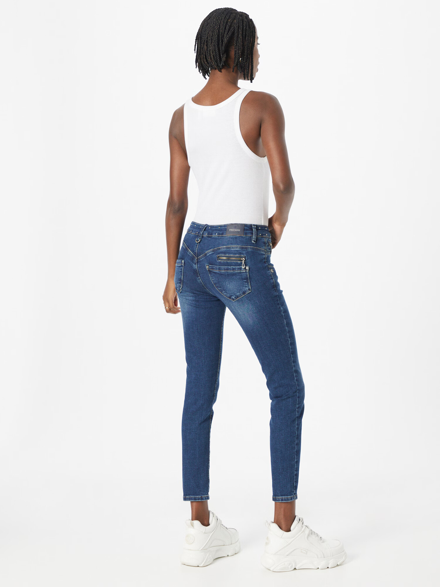 FREEMAN T. PORTER Jeans 'Alexa' albastru denim - Pled.ro