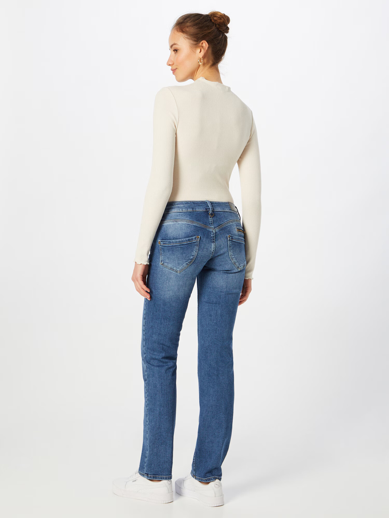 FREEMAN T. PORTER Jeans 'Alexa' albastru denim - Pled.ro