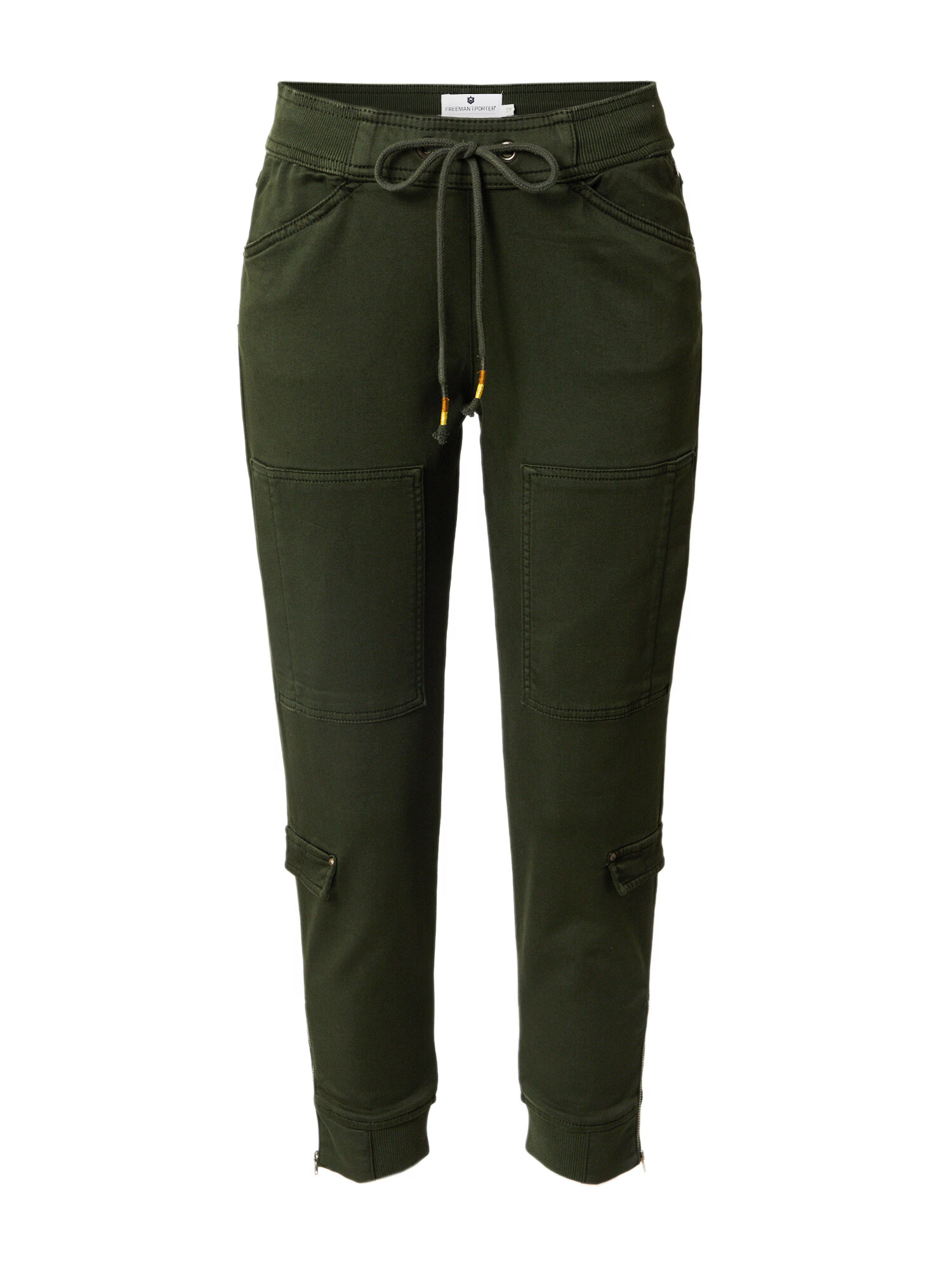 FREEMAN T. PORTER Pantaloni cu buzunare 'Celine' verde închis - Pled.ro