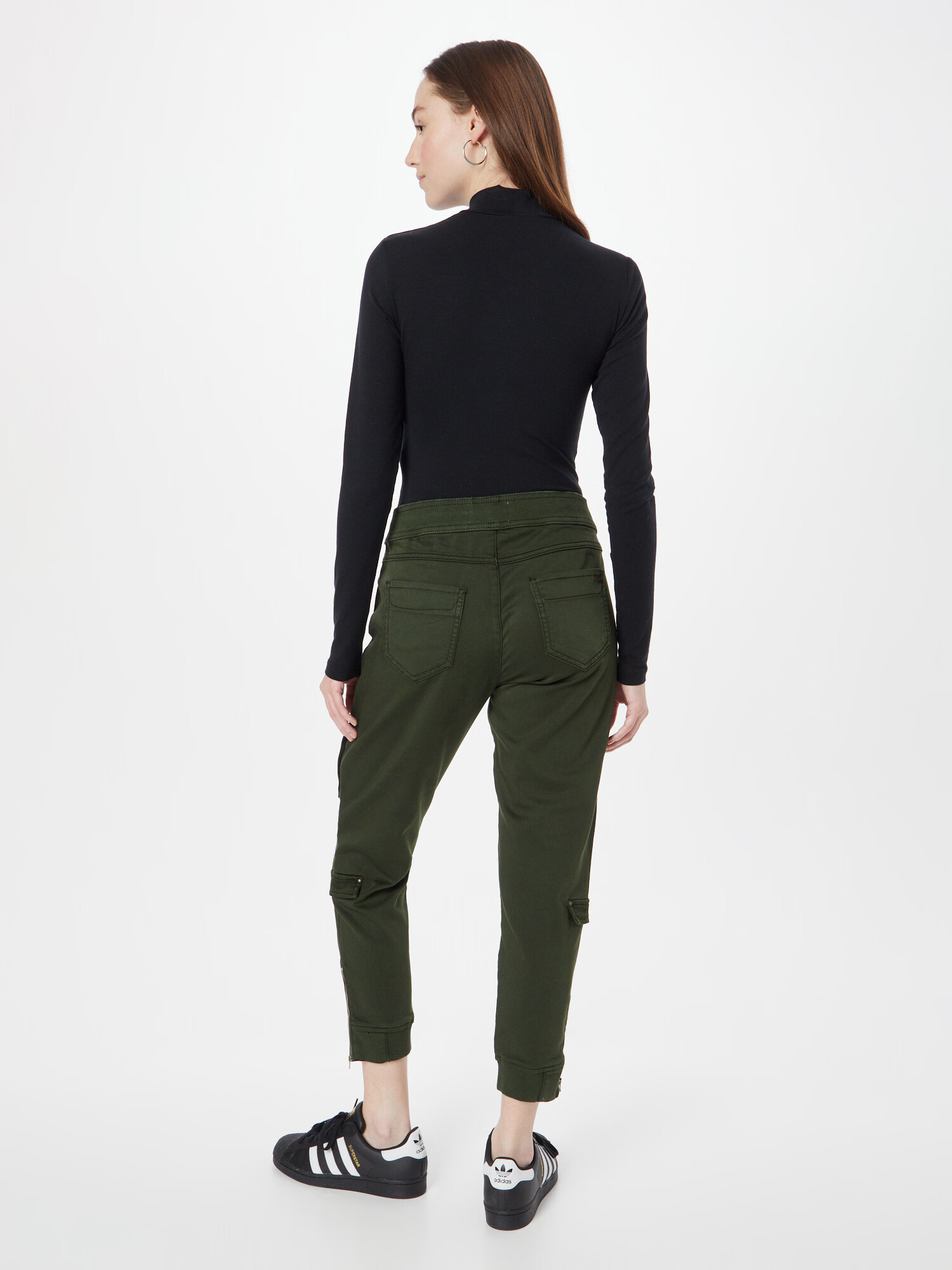 FREEMAN T. PORTER Pantaloni cu buzunare 'Celine' verde închis - Pled.ro