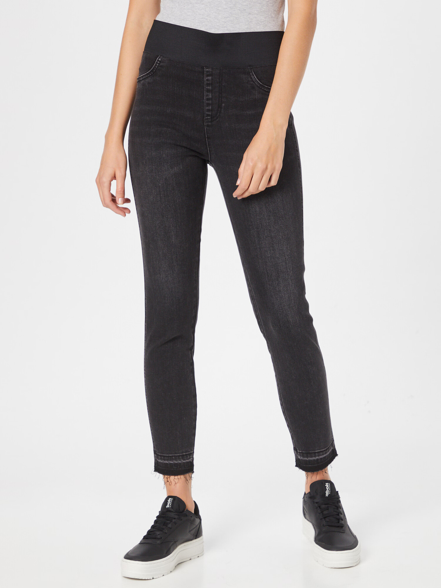 Freequent Jeggings 'SHANTAL' negru denim - Pled.ro