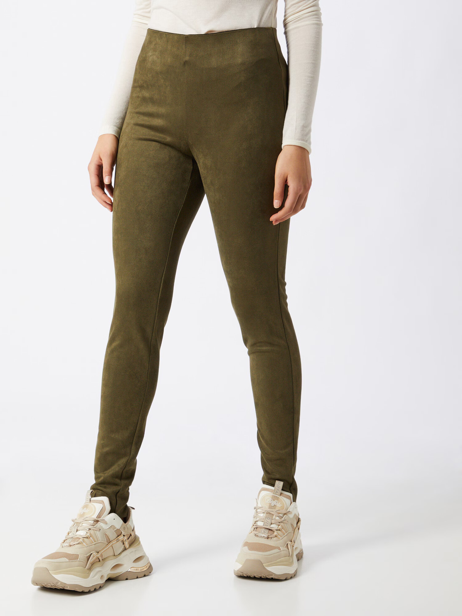 Freequent Leggings 'Lexie' oliv - Pled.ro